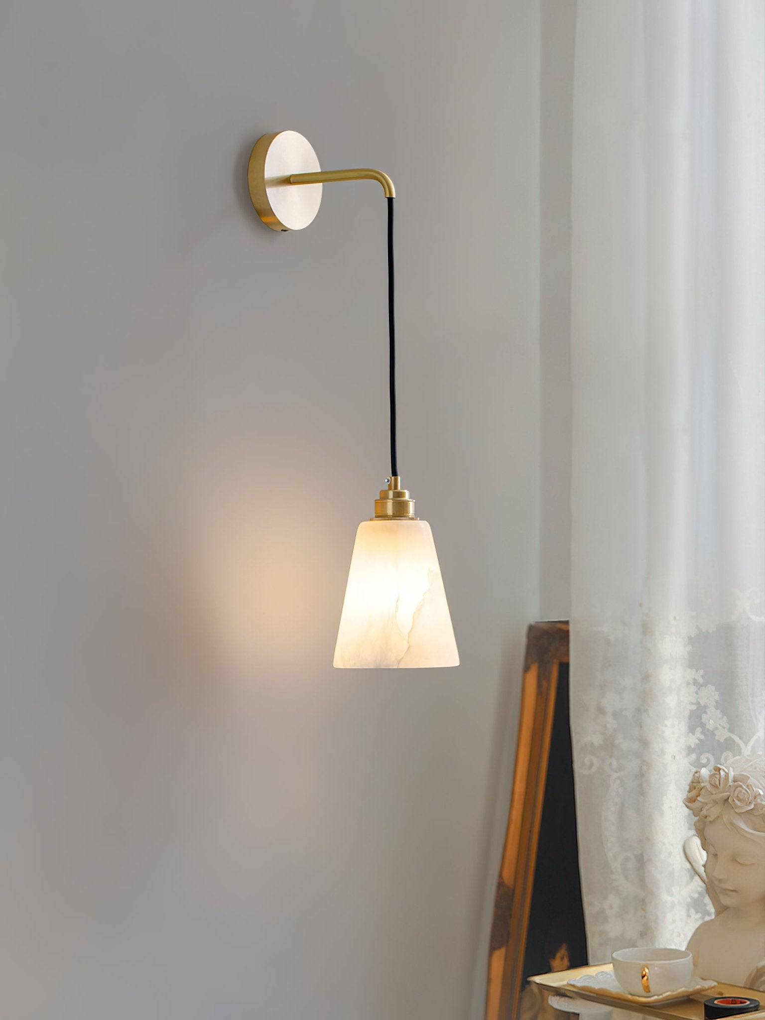 Alba Alabaster Wall Pendant Light - Letslighting