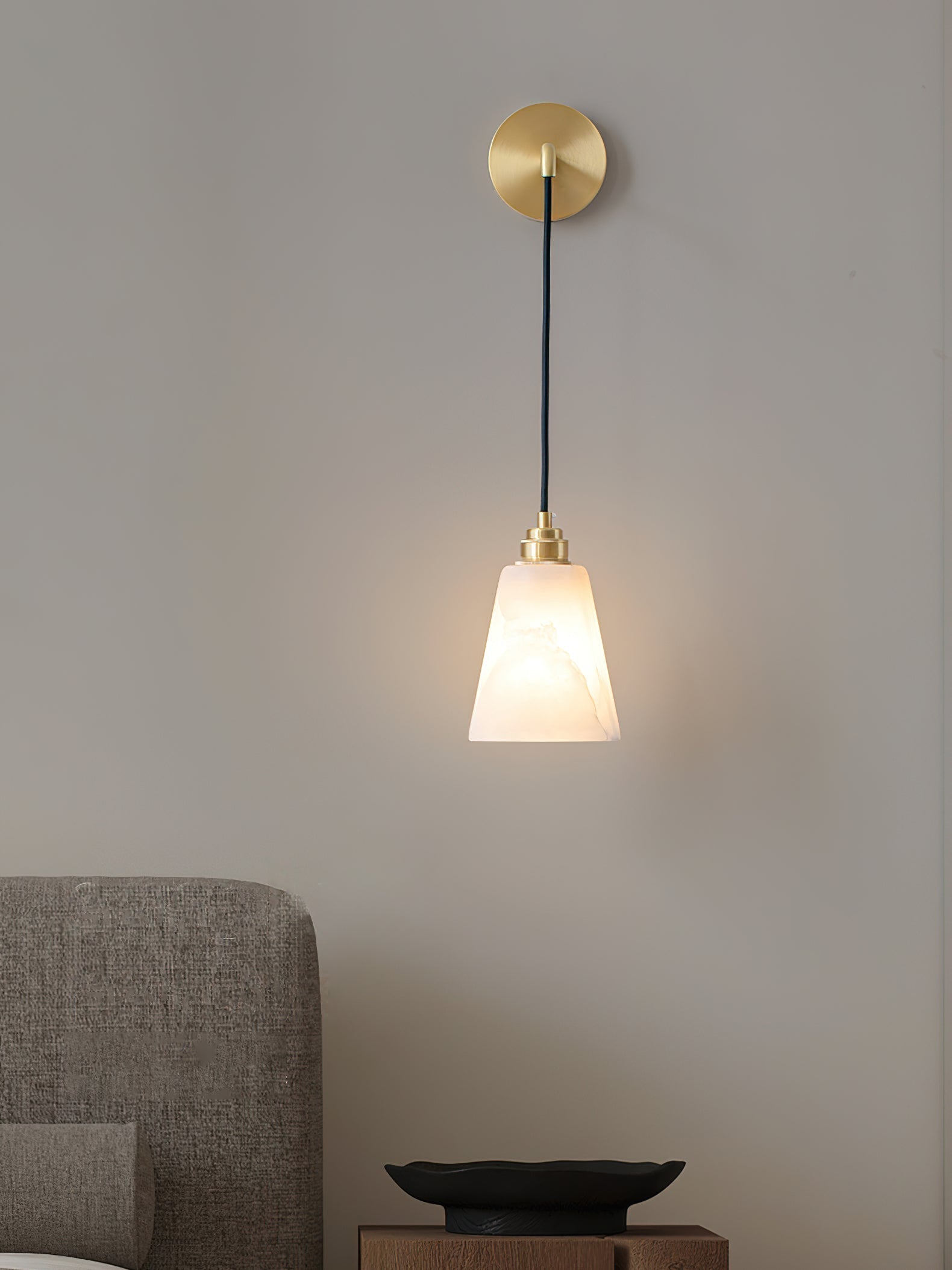 Alba Alabaster Wall Pendant Light - Letslighting