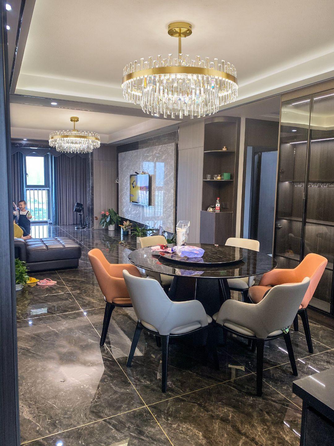 Drum Glass Chandelier - Letslighting