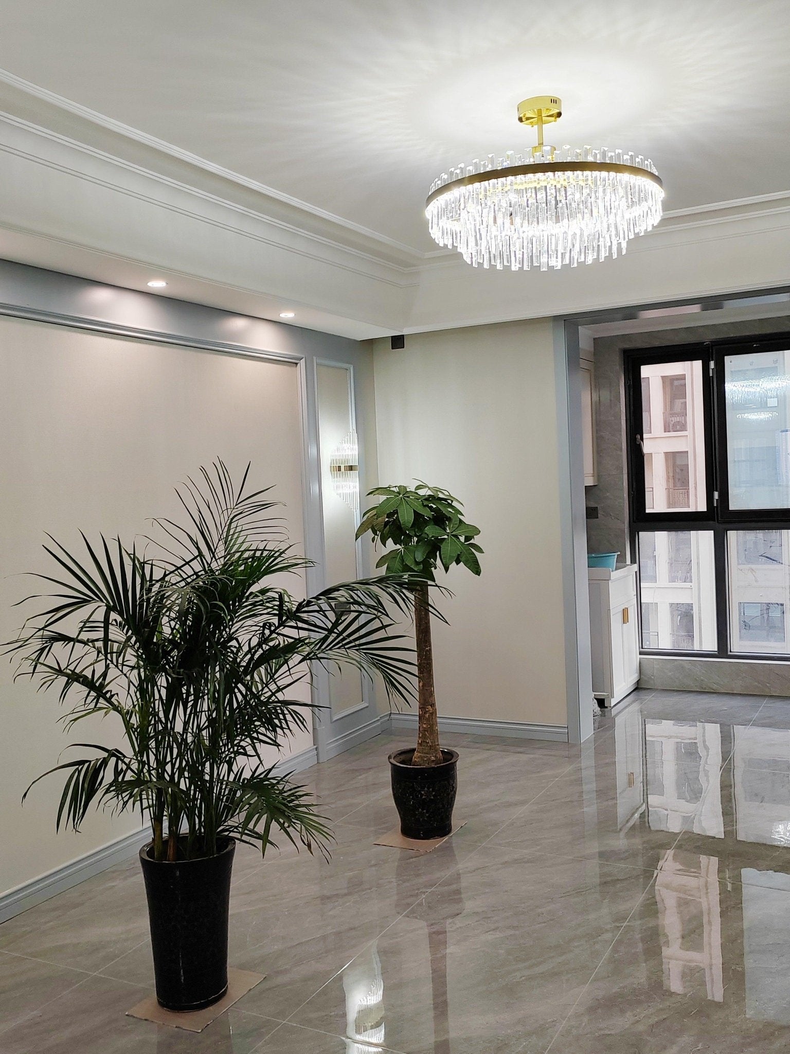 Drum Glass Chandelier - Letslighting
