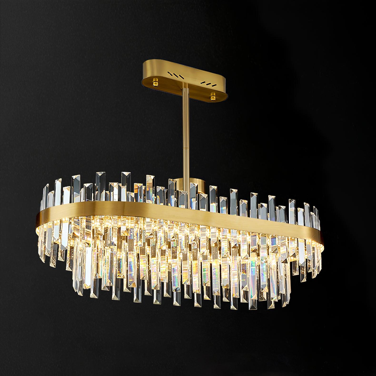 Drum Glass Chandelier - Letslighting