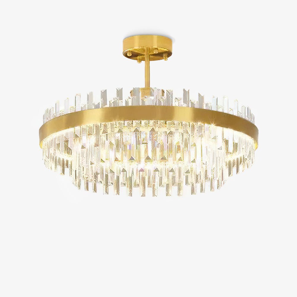 Drum Glass Chandelier - Letslighting