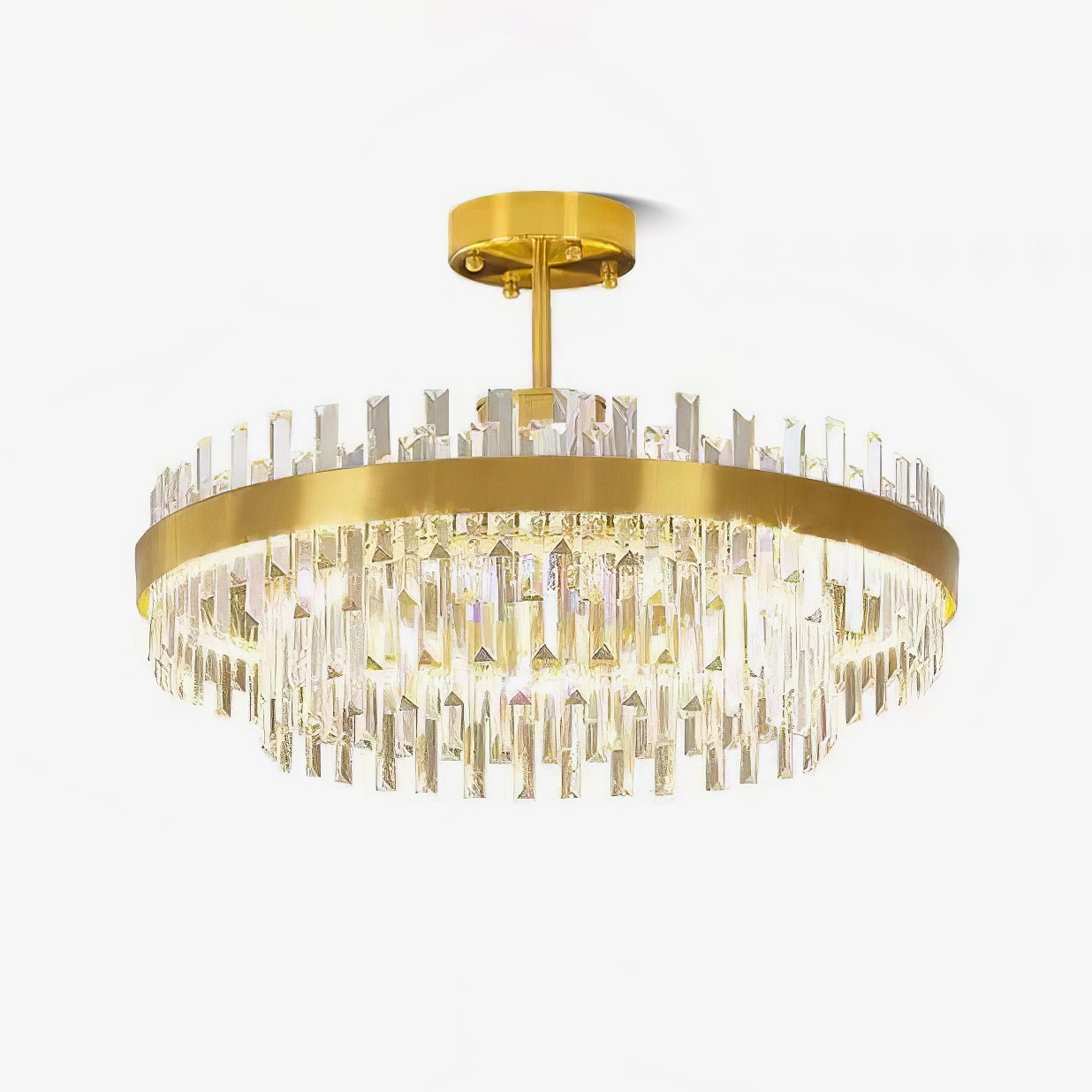 Drum Glass Chandelier - Letslighting