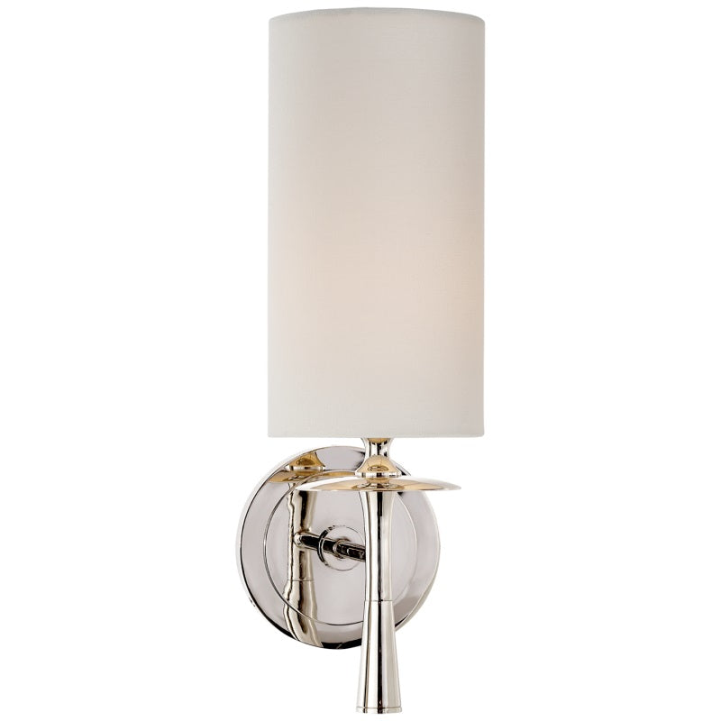 Knight Modern Minimalist Fabric Glass Wall Lamp - Lamp Copper
