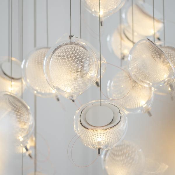 Mesh Glass Pendant Light - Letslighting