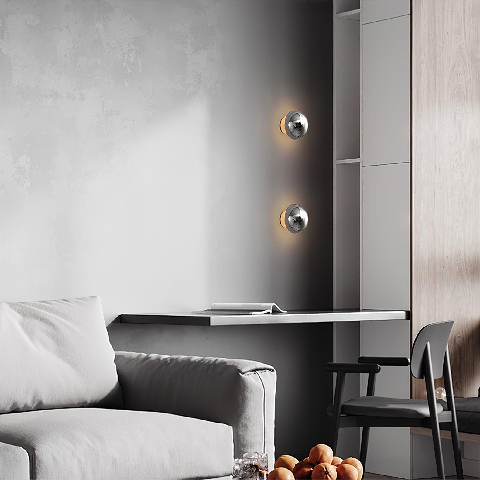 Aurum Sphere Wall Sconce - Letslighting