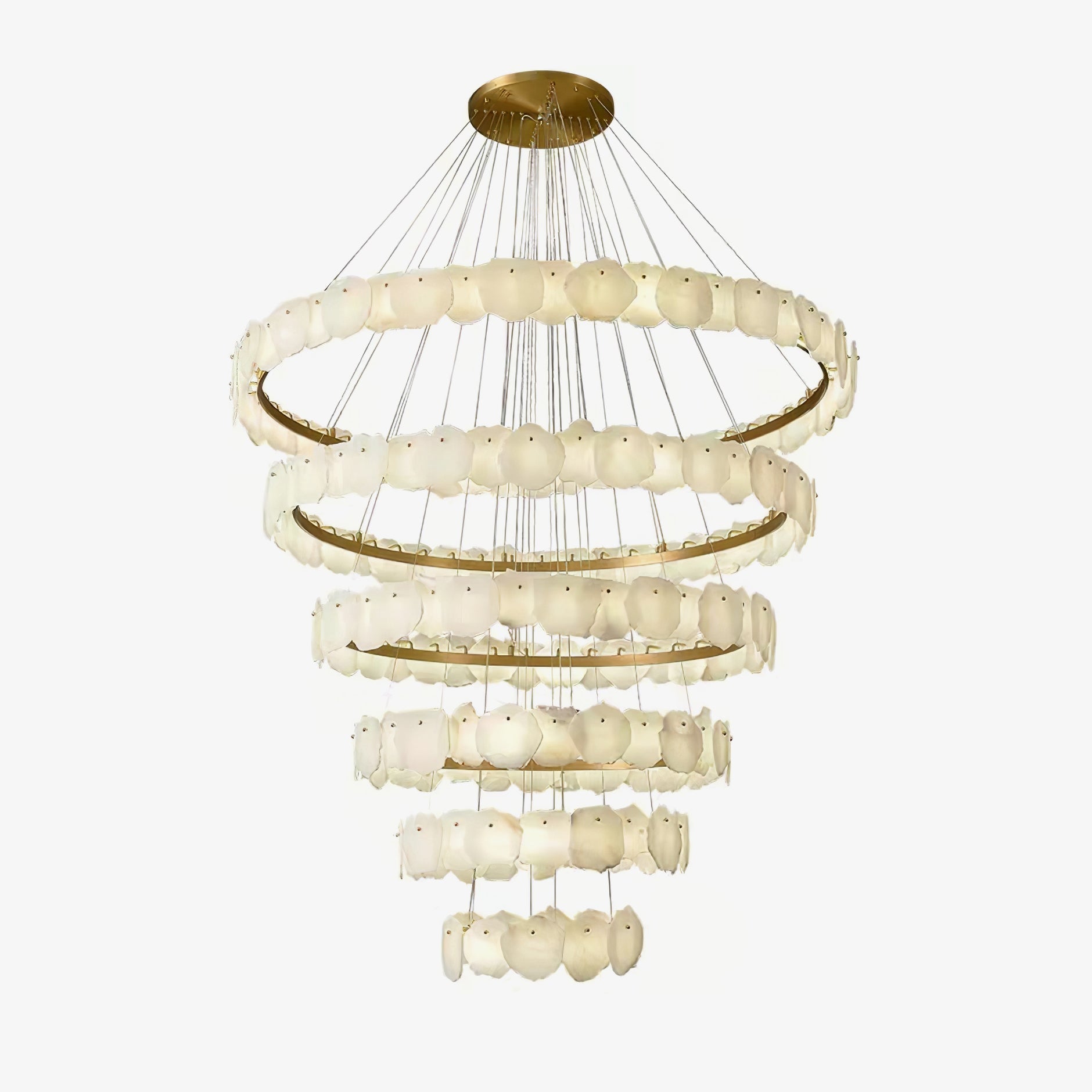 Selene Luxury Alabaster Chandelier - Letslighting