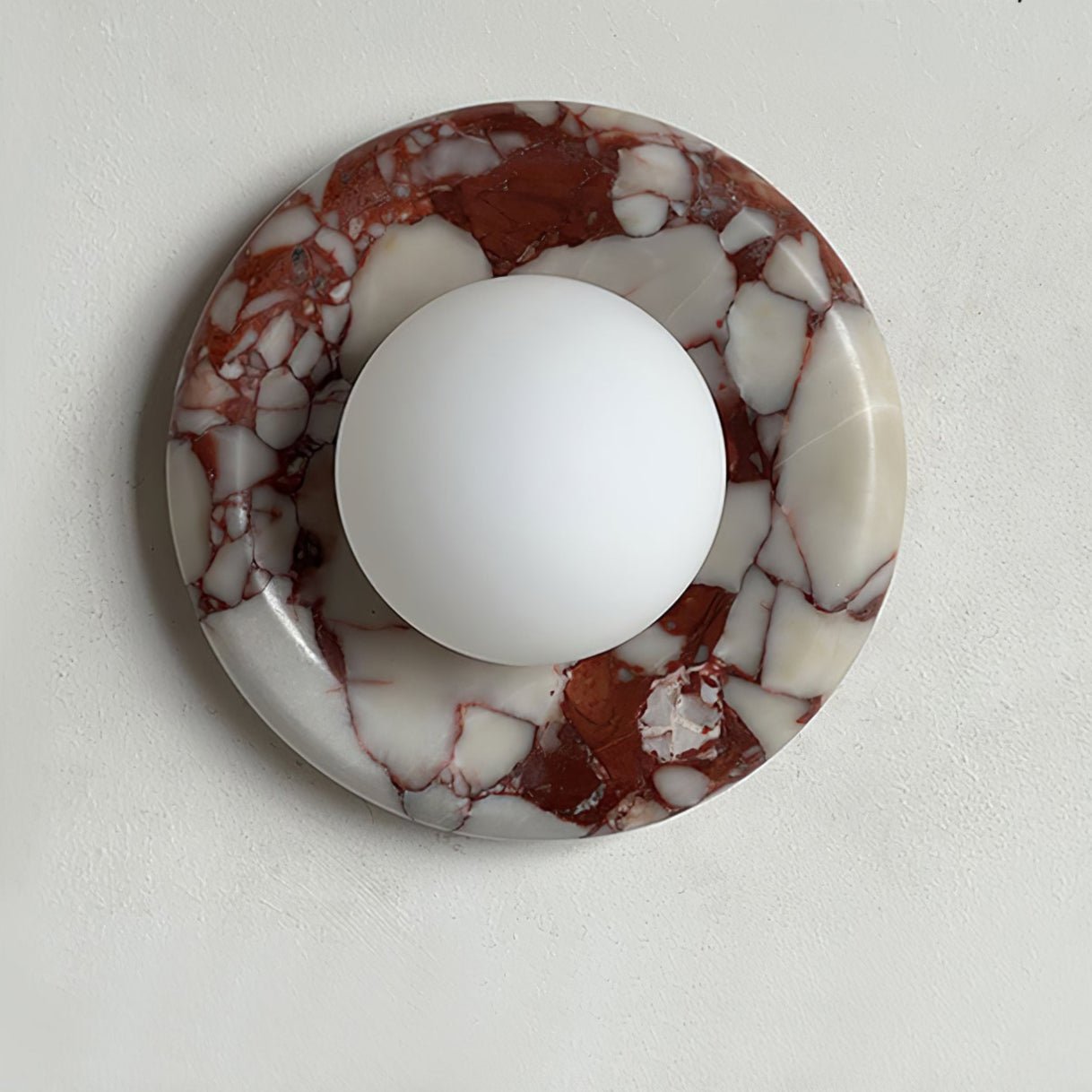 Amber Vintage Marble Wall Light - Letslighting