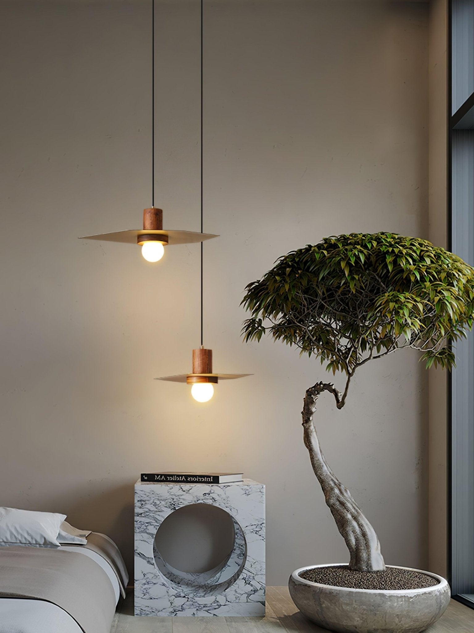 Elara Halo Pendant Lamp - Letslighting