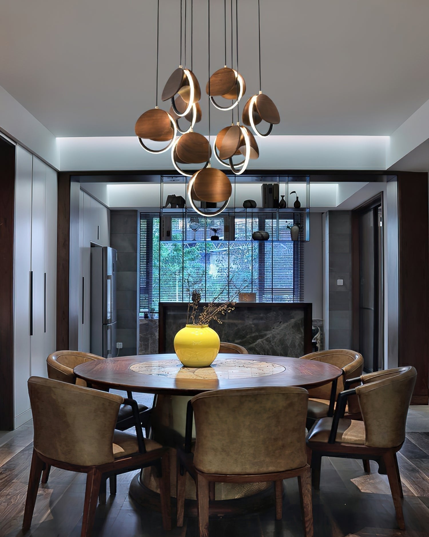 Avvelen Geometric Wood Pendant Light - Letslighting