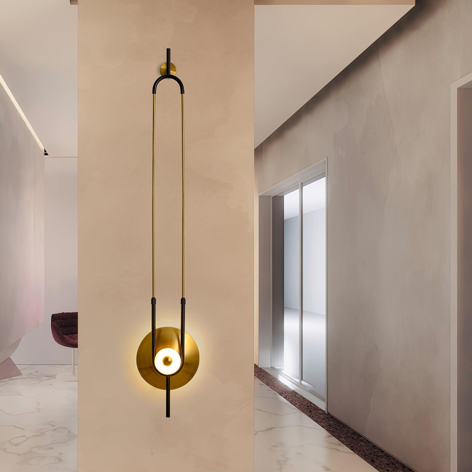 Ellipse Ring Marble Wall Light - Letslighting