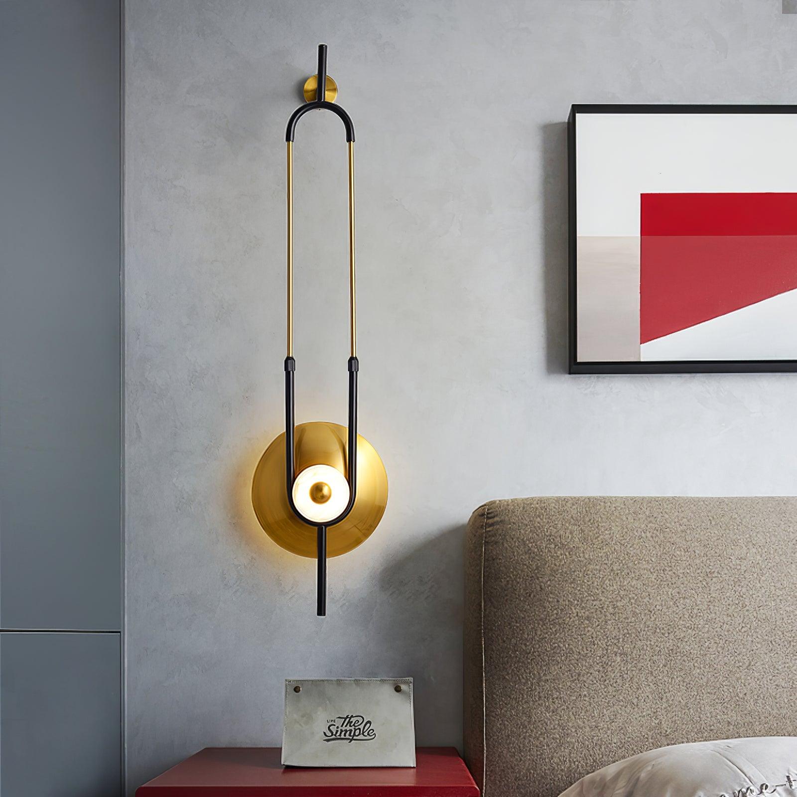 Ellipse Ring Marble Wall Light - Letslighting