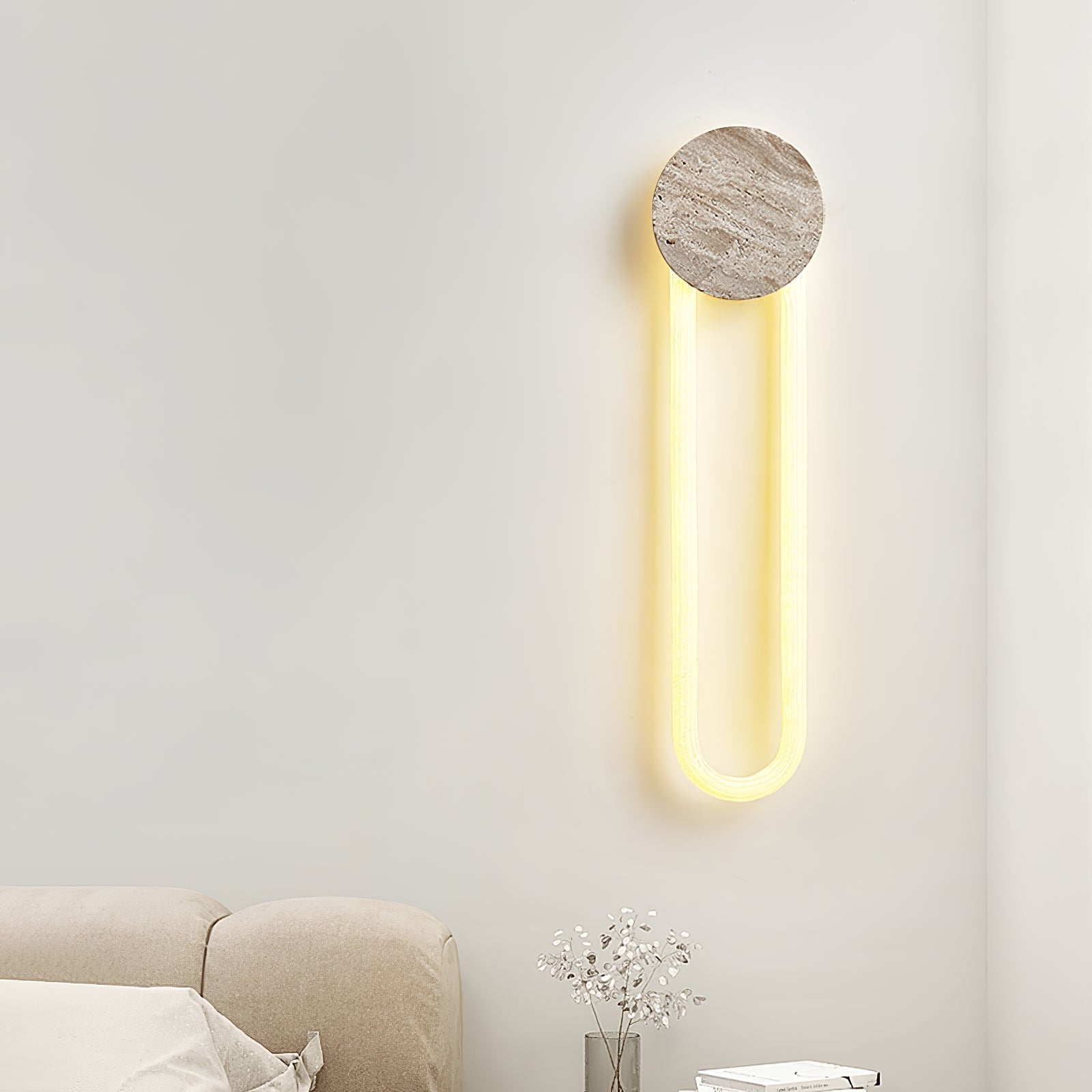 Mysole Travertine Wall Light - Letslighting