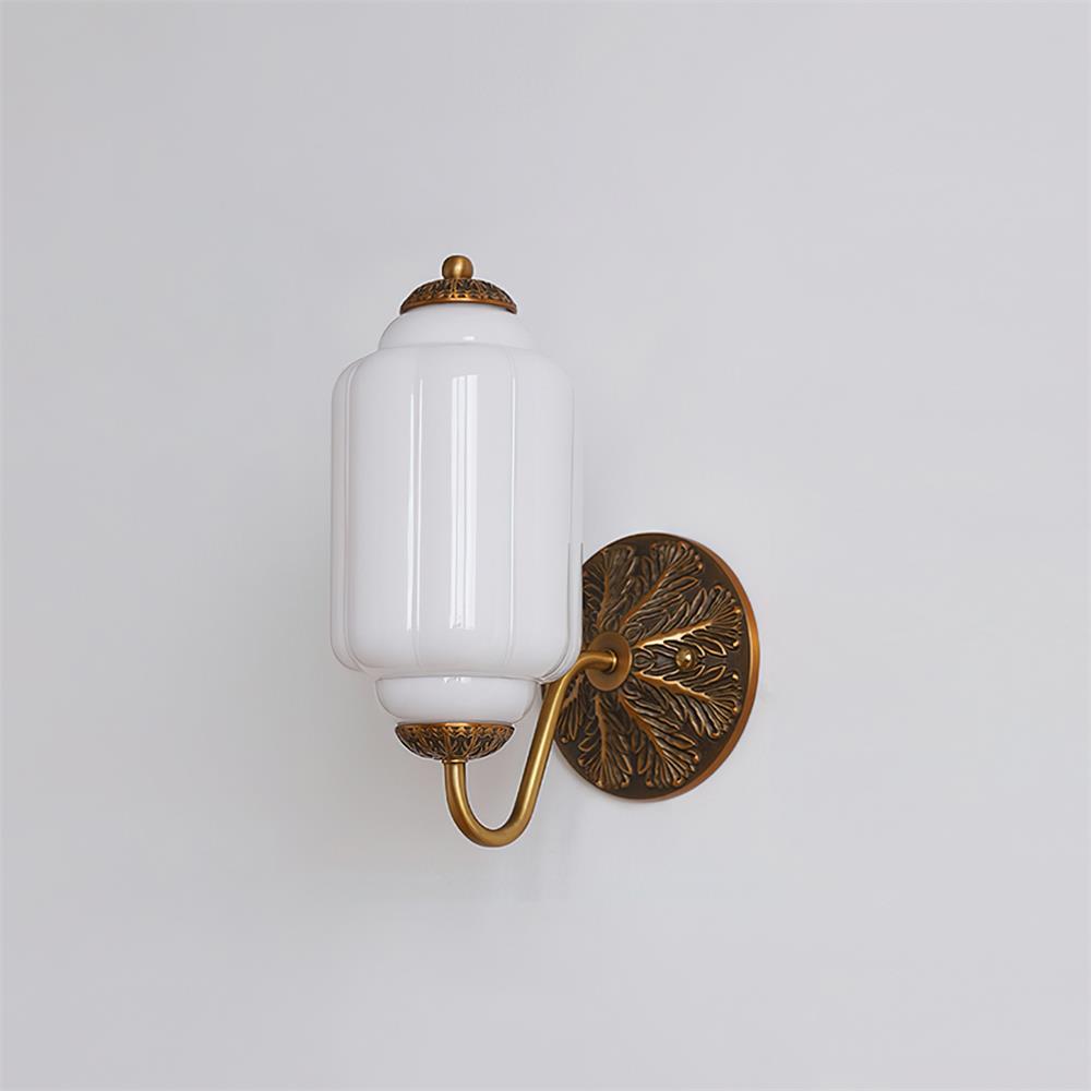 Melvane Vintage Pink Glass Wall Sconce - Letslighting