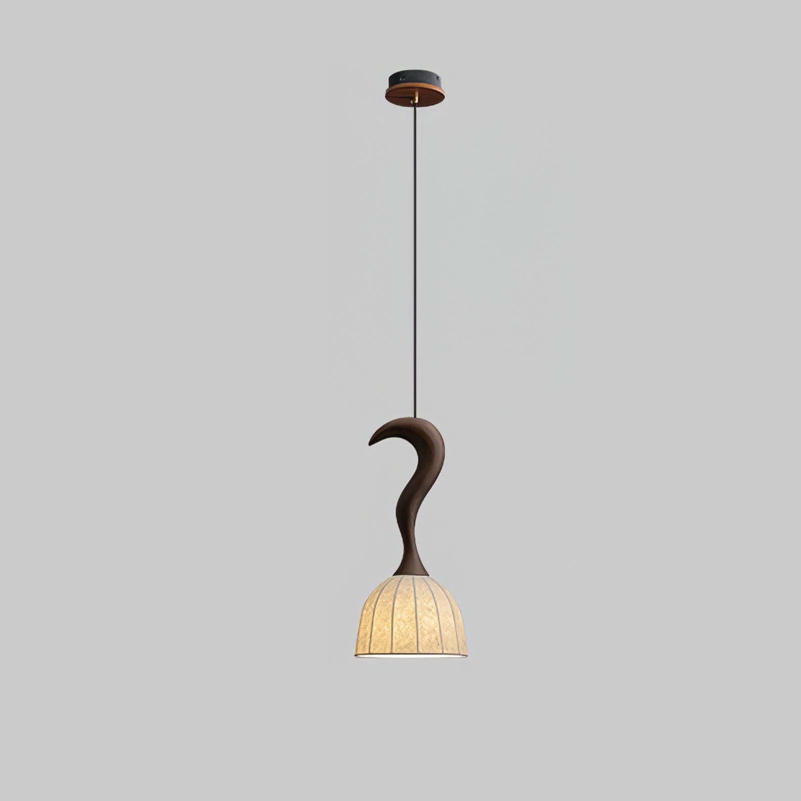 Colire Creativity Twisted Metal Wood Pendant Light - Letslighting