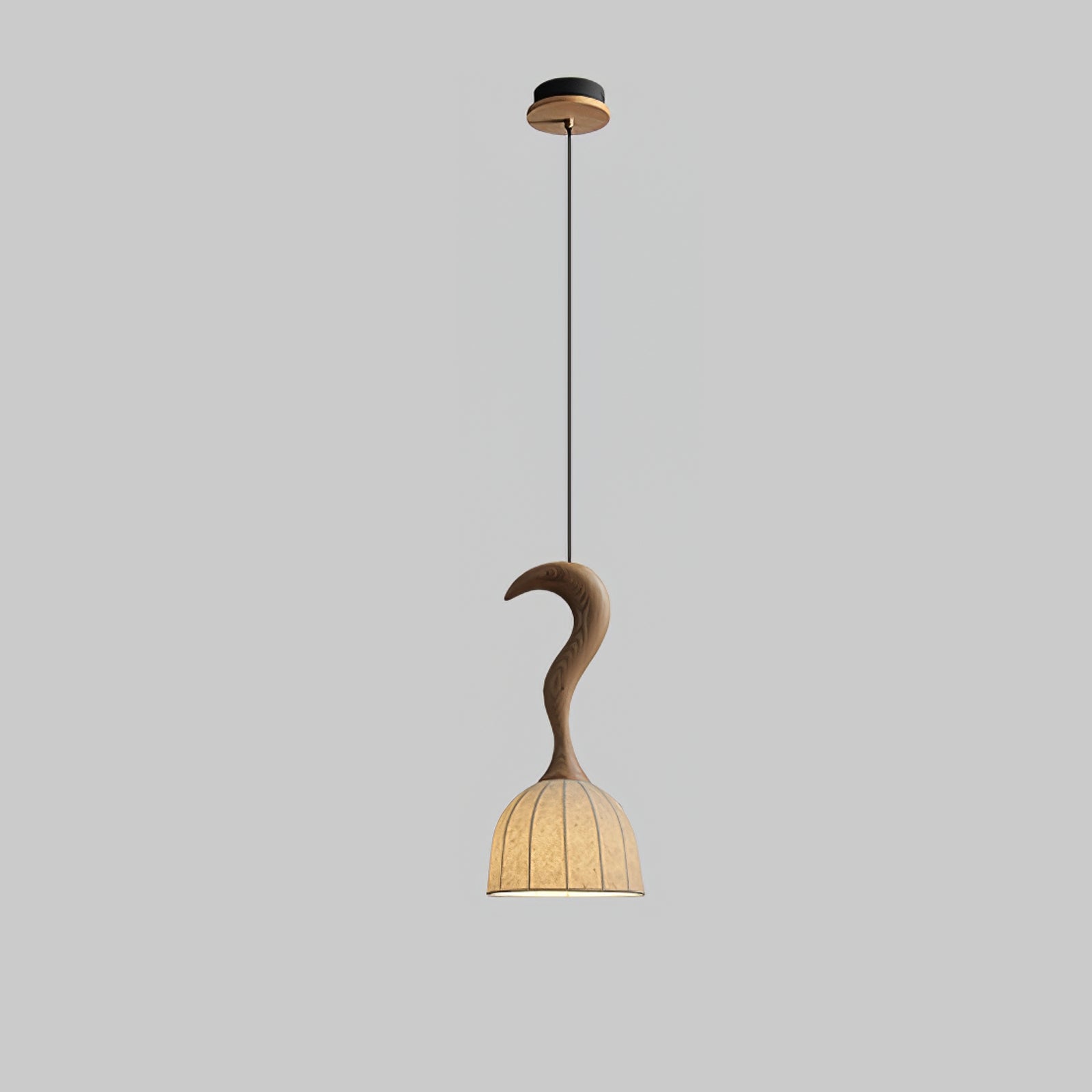 Colire Creativity Twisted Metal Wood Pendant Light - Letslighting