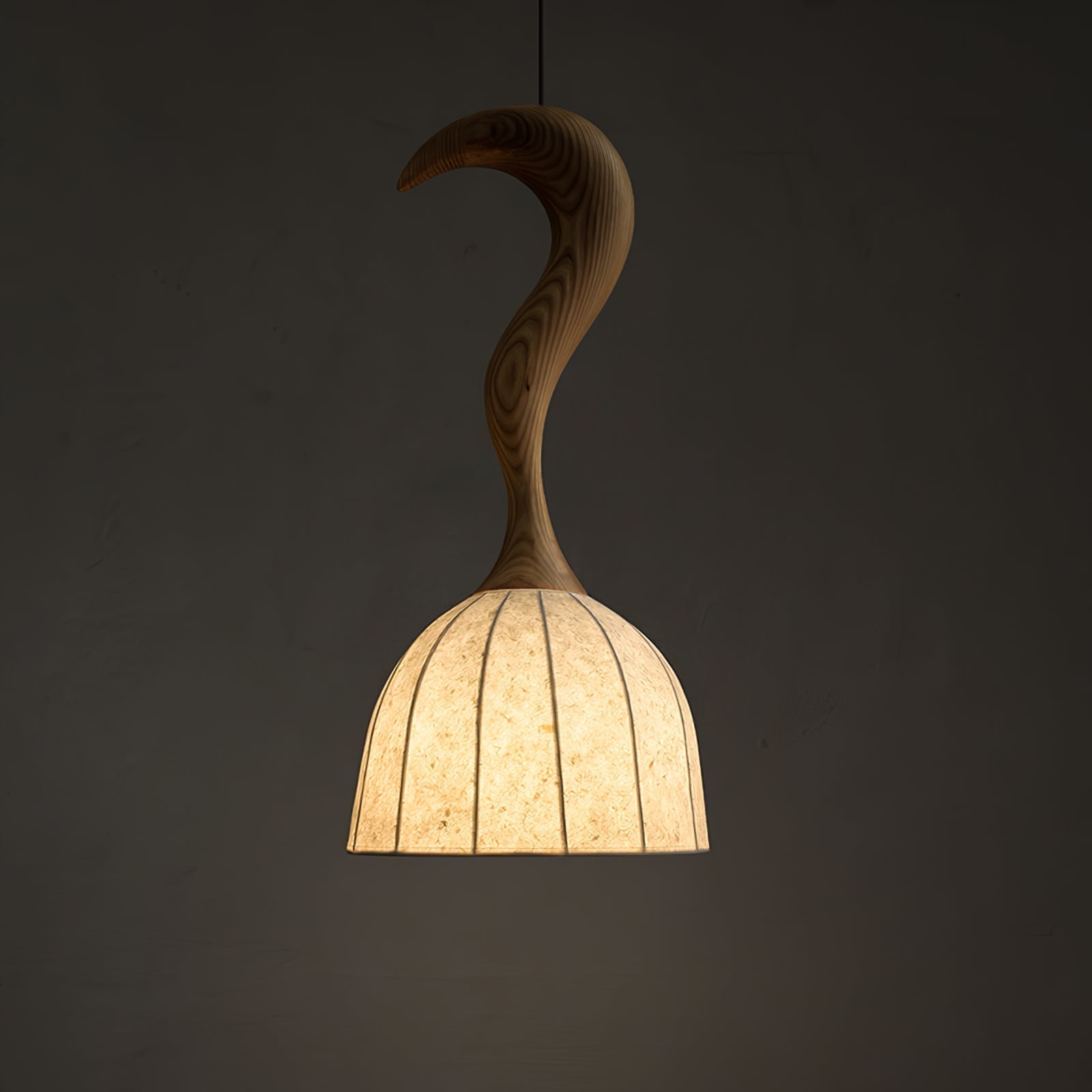 Colire Creativity Twisted Metal Wood Pendant Light - Letslighting