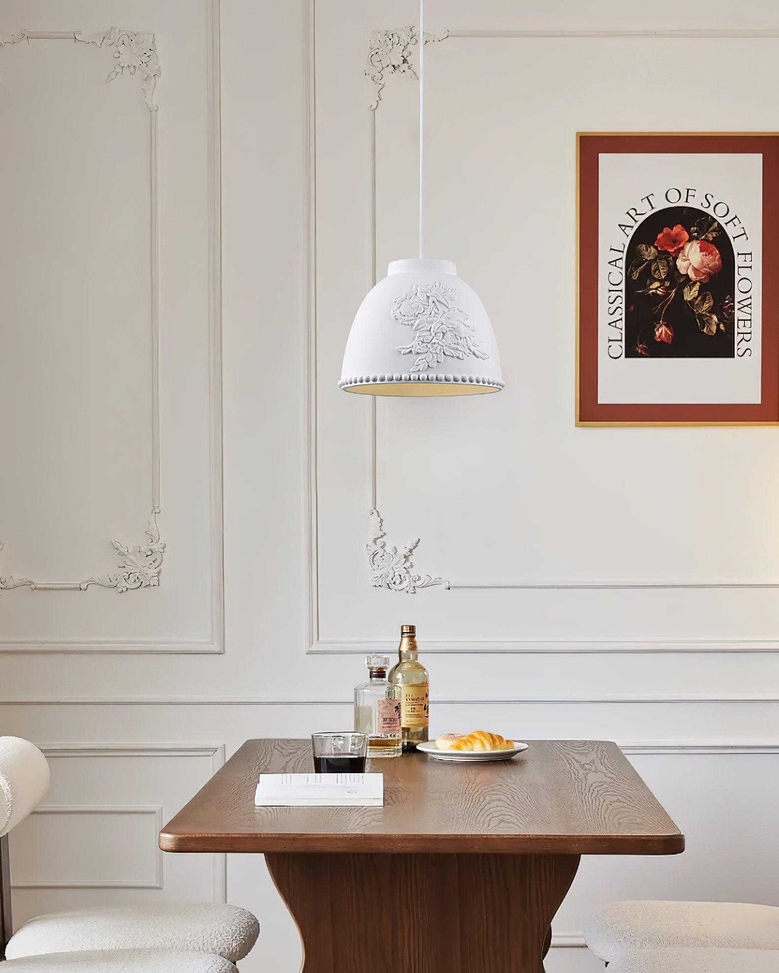 Embossed Flora Pendant Lamp - Letslighting