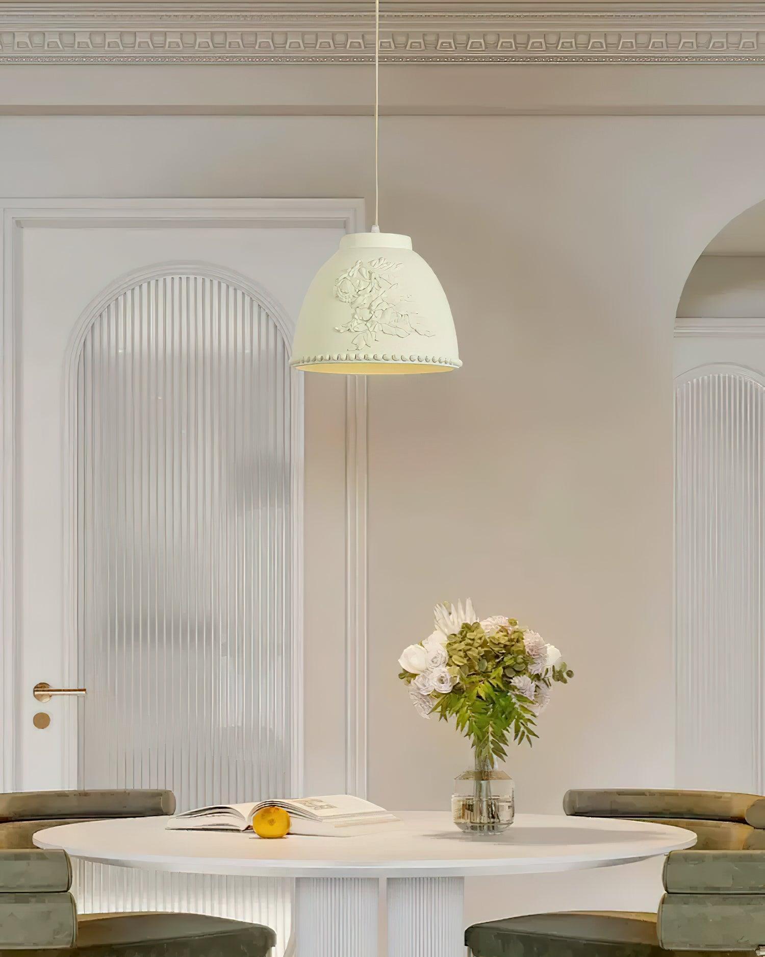 Embossed Flora Pendant Lamp - Letslighting