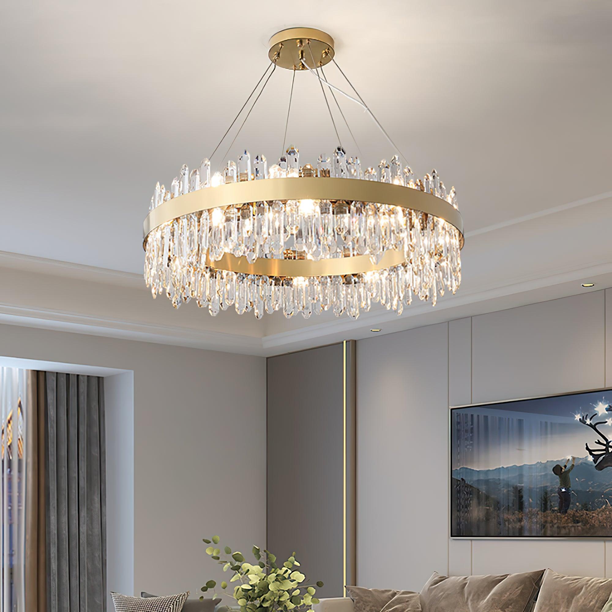 Lyvenisra Postmodern Luxury Crystal Metal Chandelier - Letslighting