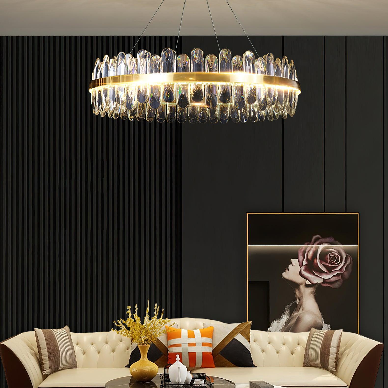Lyvenisra Postmodern Luxury Crystal Metal Chandelier - Letslighting