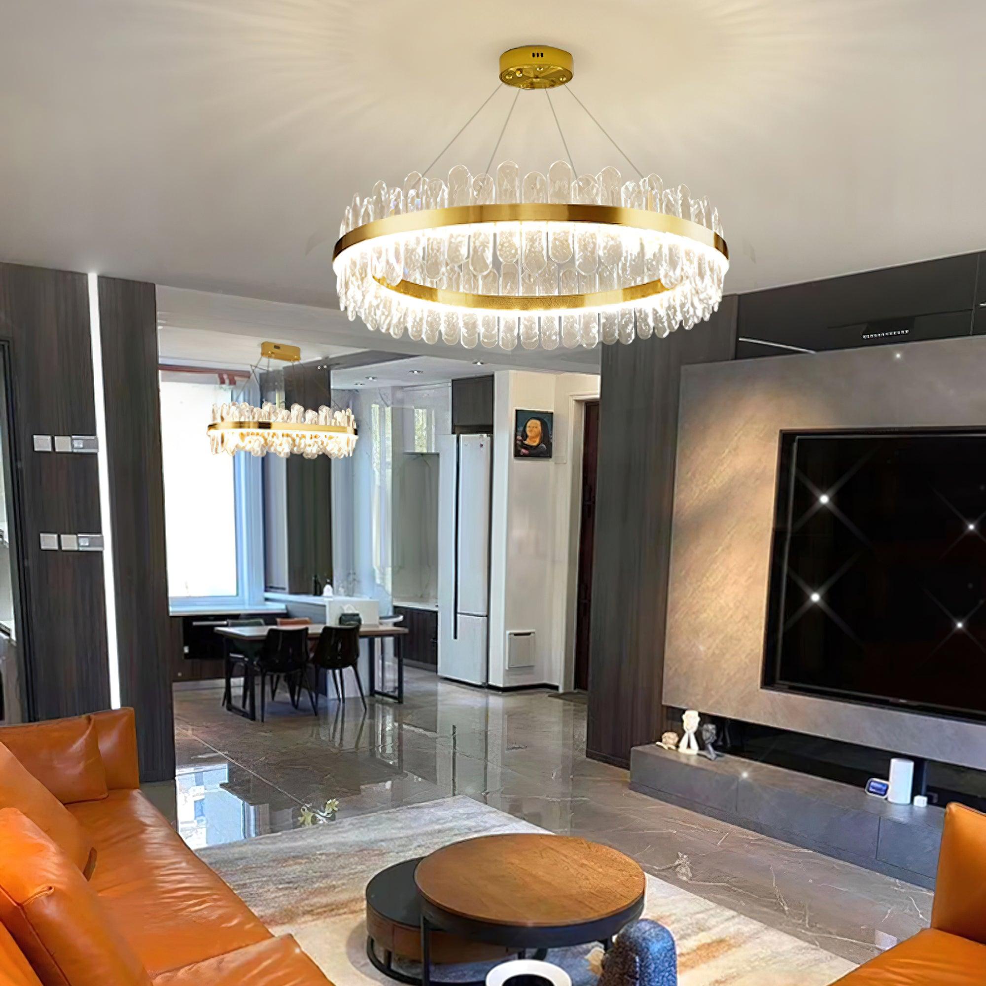 Lyvenisra Postmodern Luxury Crystal Metal Chandelier - Letslighting