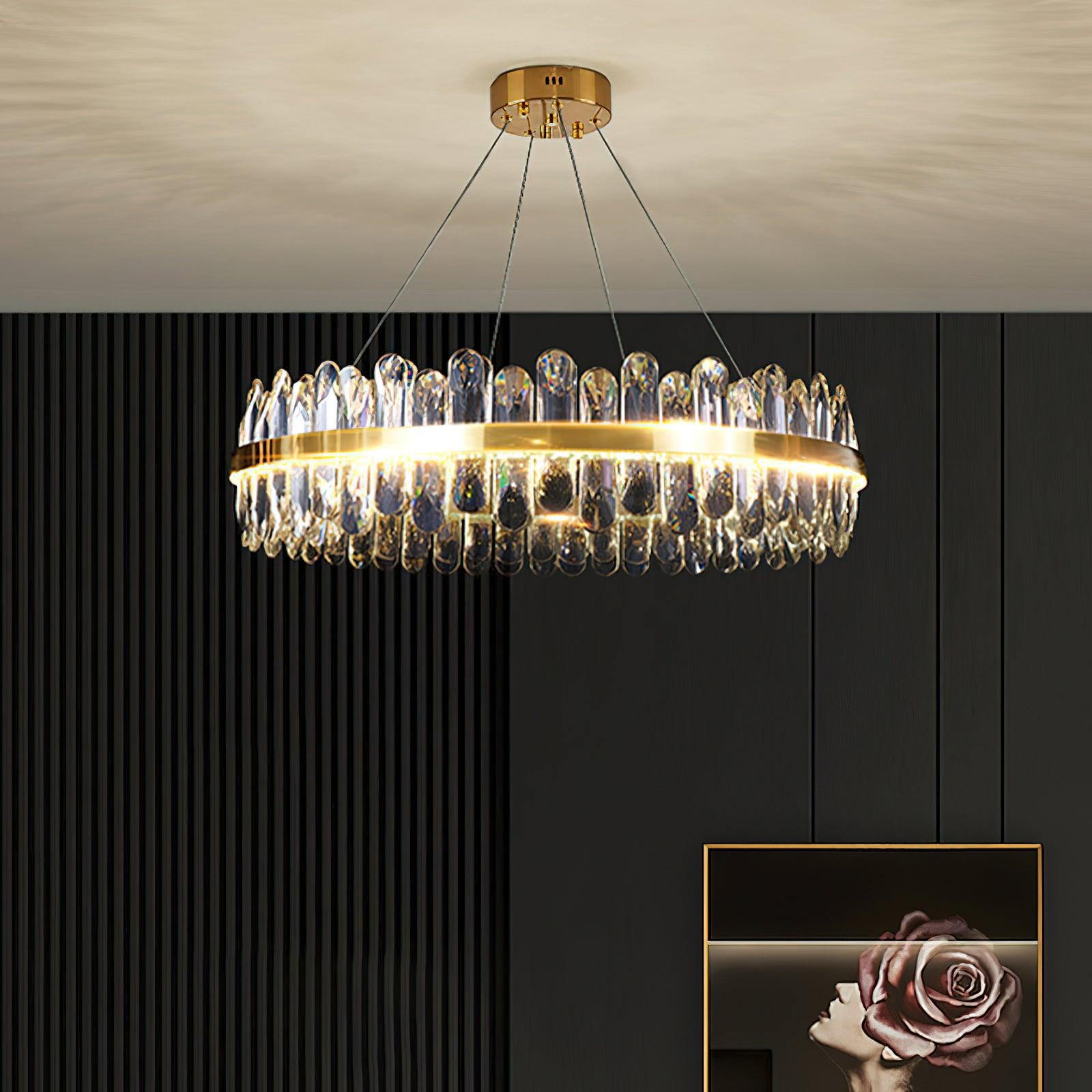 Lyvenisra Postmodern Luxury Crystal Metal Chandelier - Letslighting