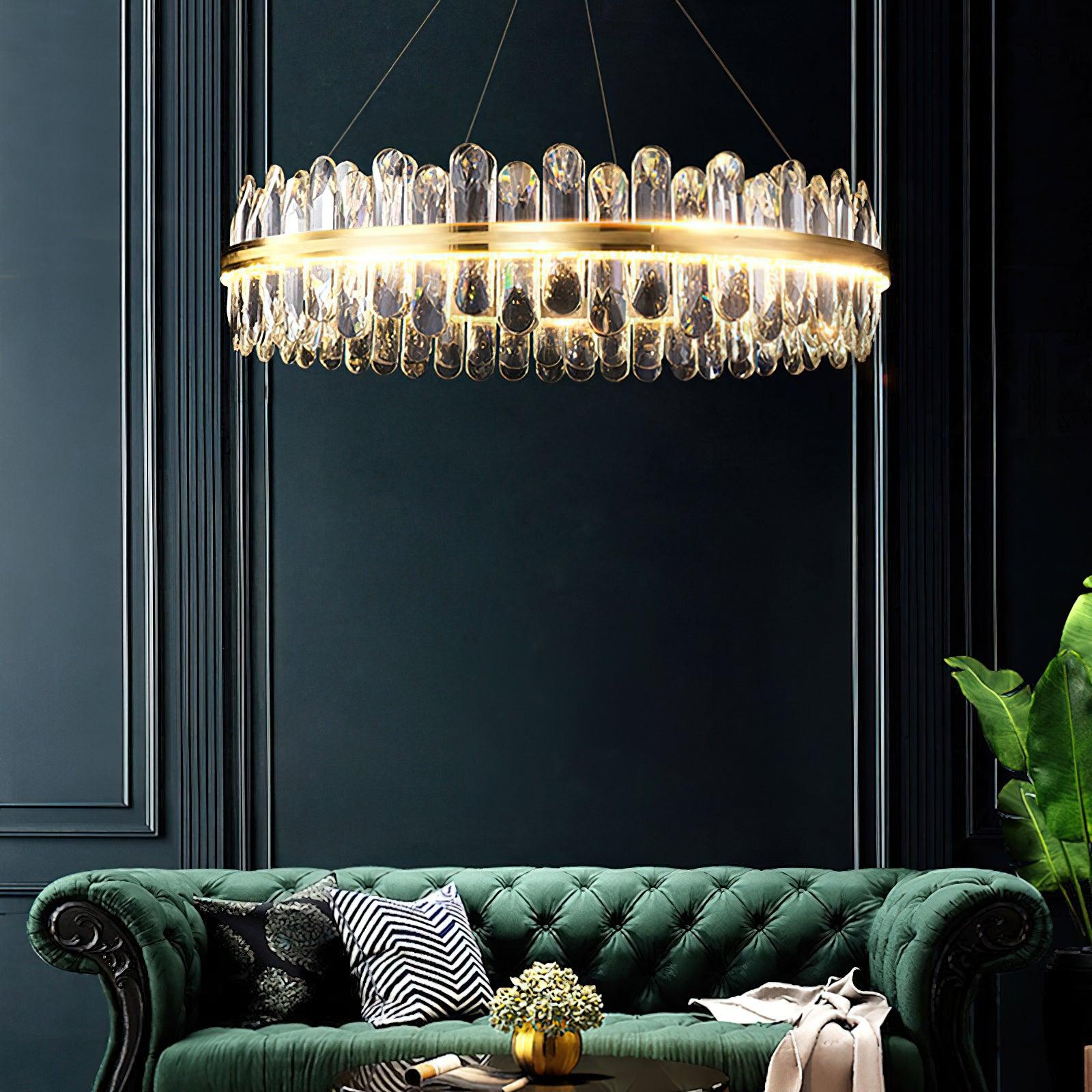 Lyvenisra Postmodern Luxury Crystal Metal Chandelier - Letslighting