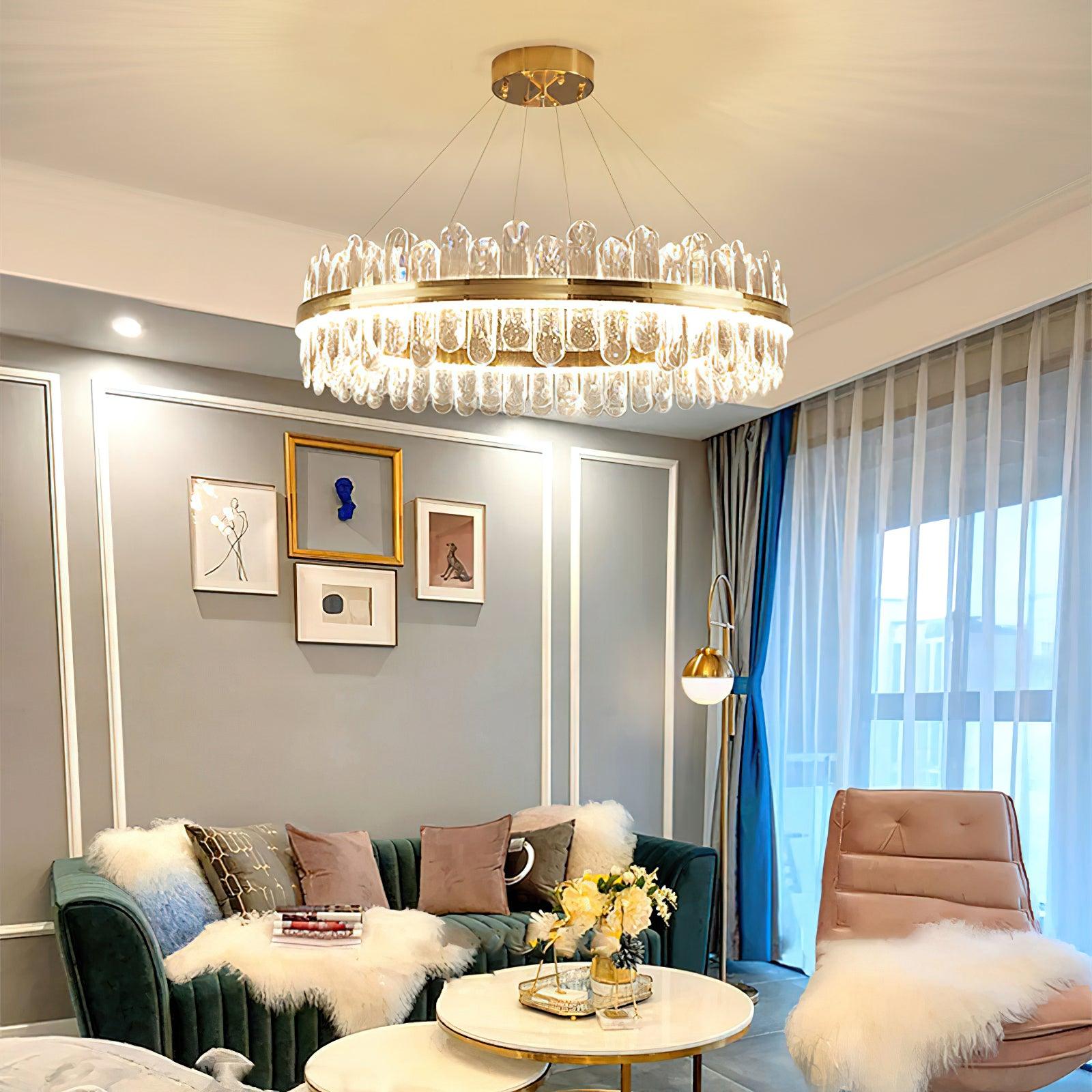 Lyvenisra Postmodern Luxury Crystal Metal Chandelier - Letslighting