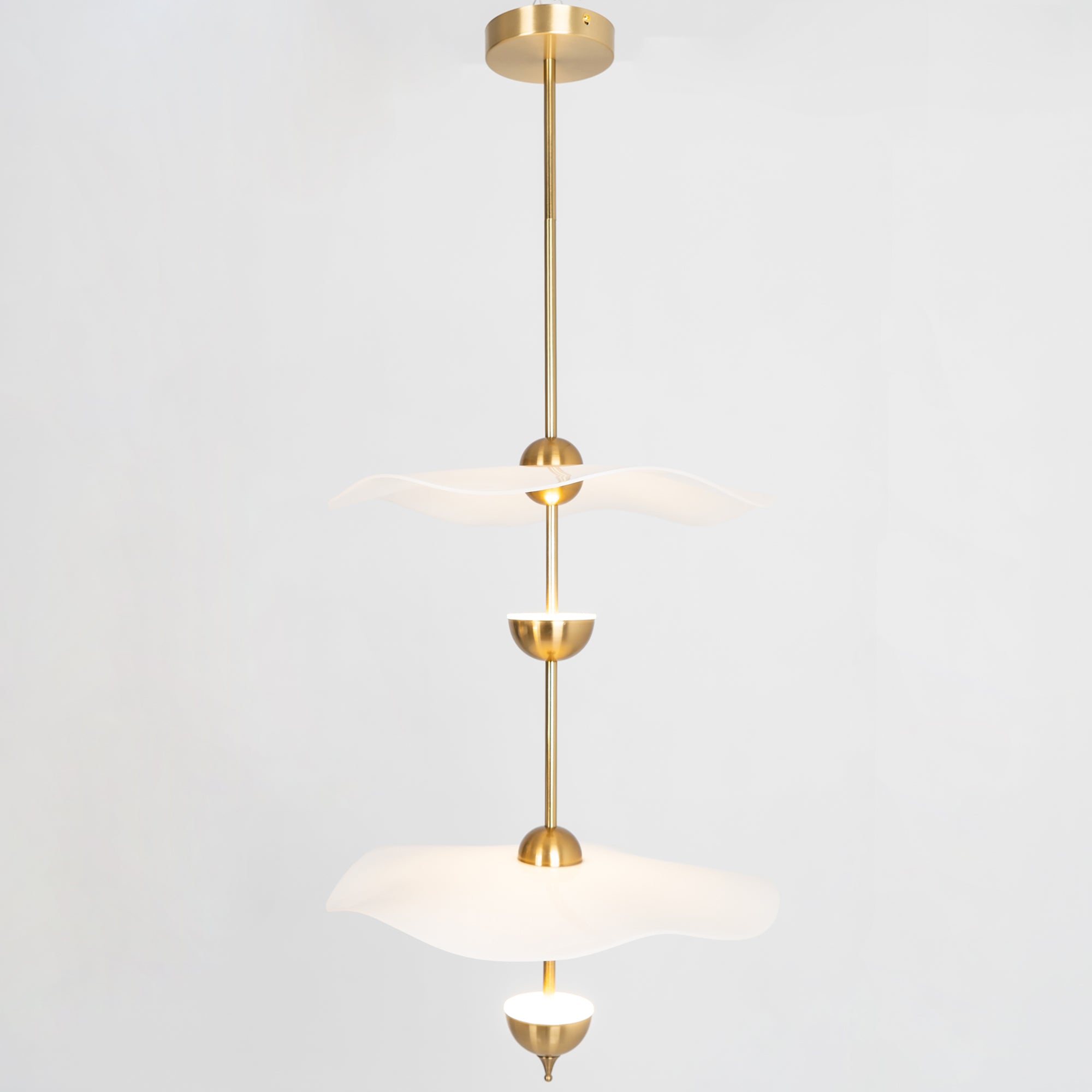 Envolee Double Biscuit Pendant Light - Letslighting
