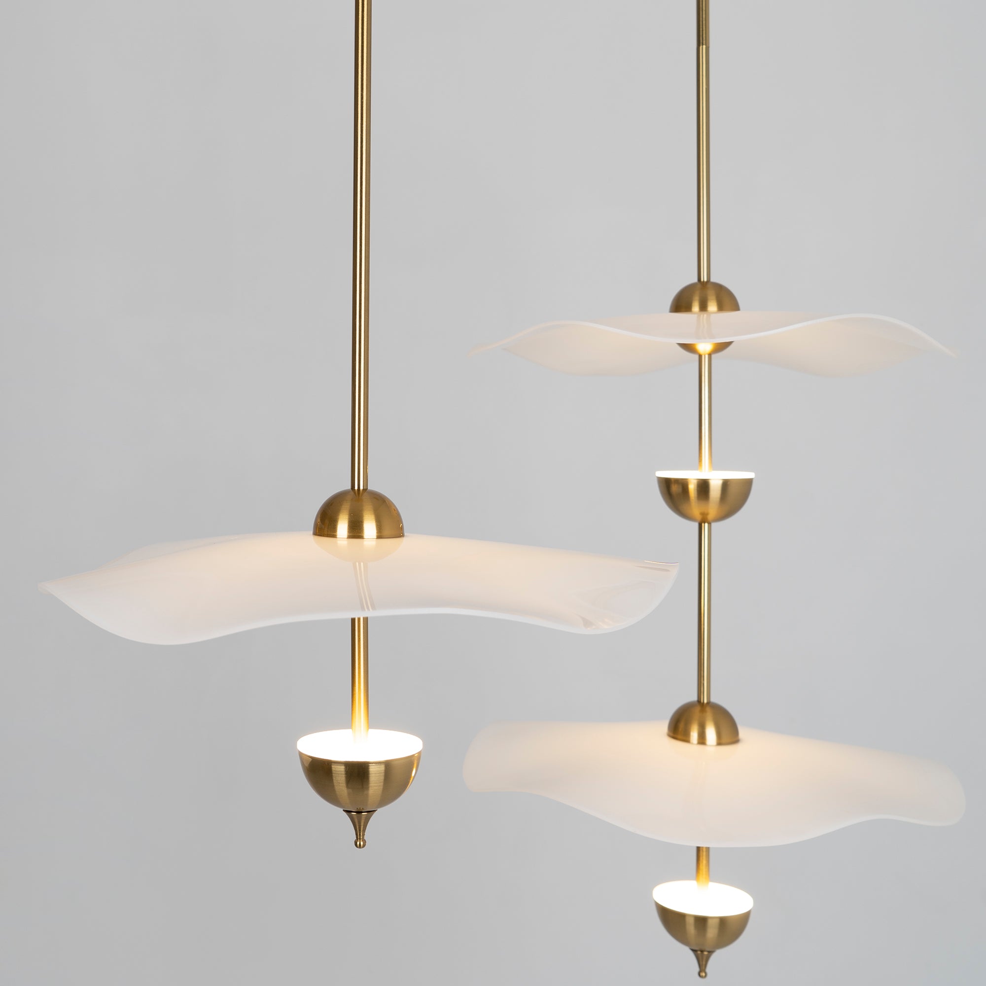 Envolee Double Biscuit Pendant Light - Letslighting