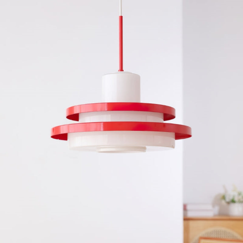 Valentina Medio Siglo Bauhaus Lámpara Colgante Glass Dormitorio Comedor