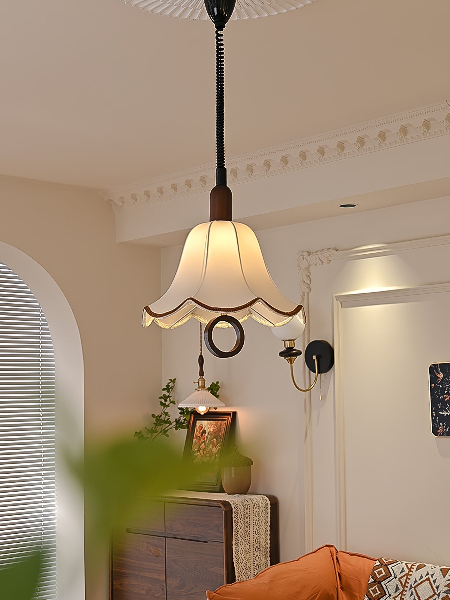 Eryn Fabric Pendant Light - Letslighting