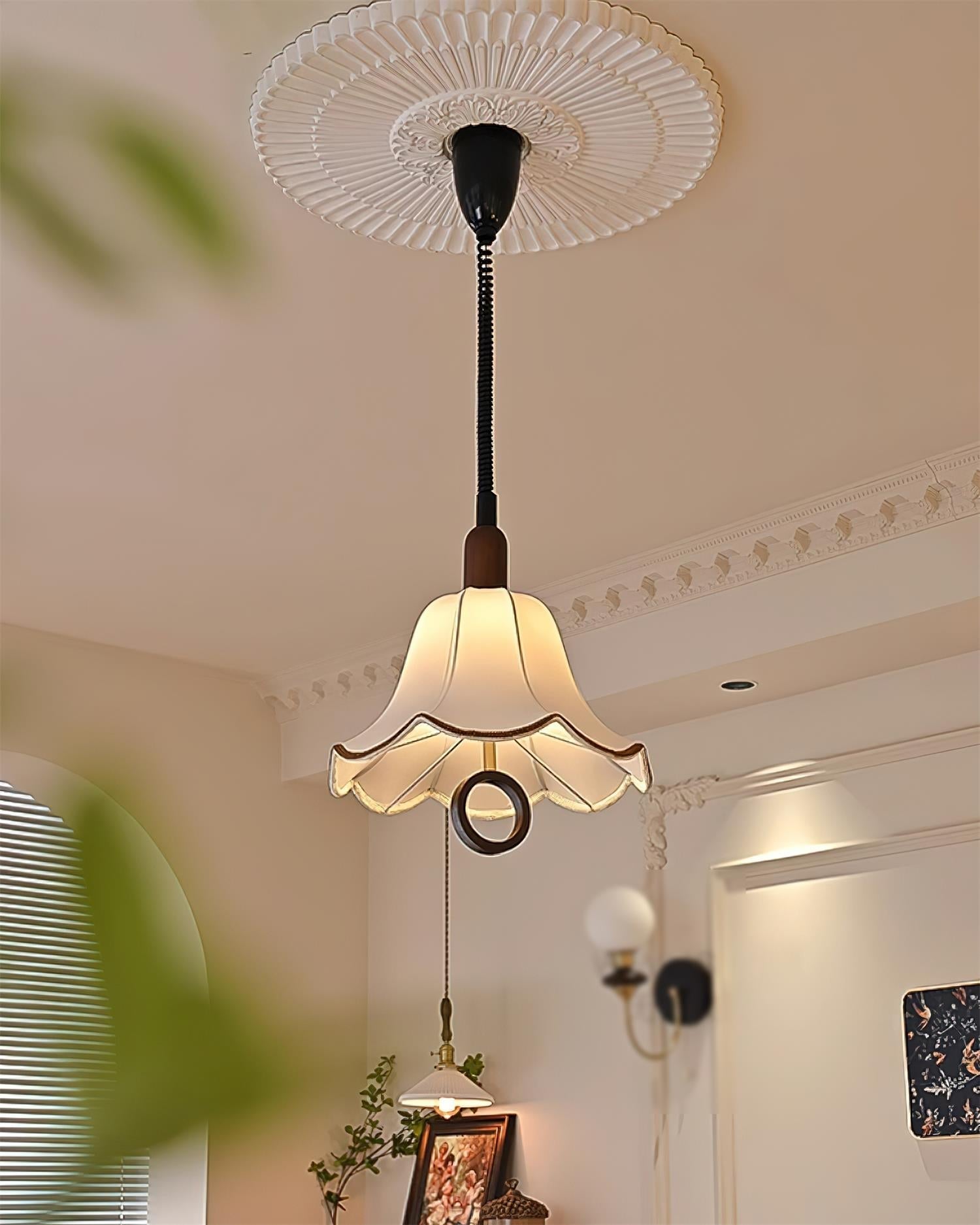 Eryn Fabric Pendant Light - Letslighting