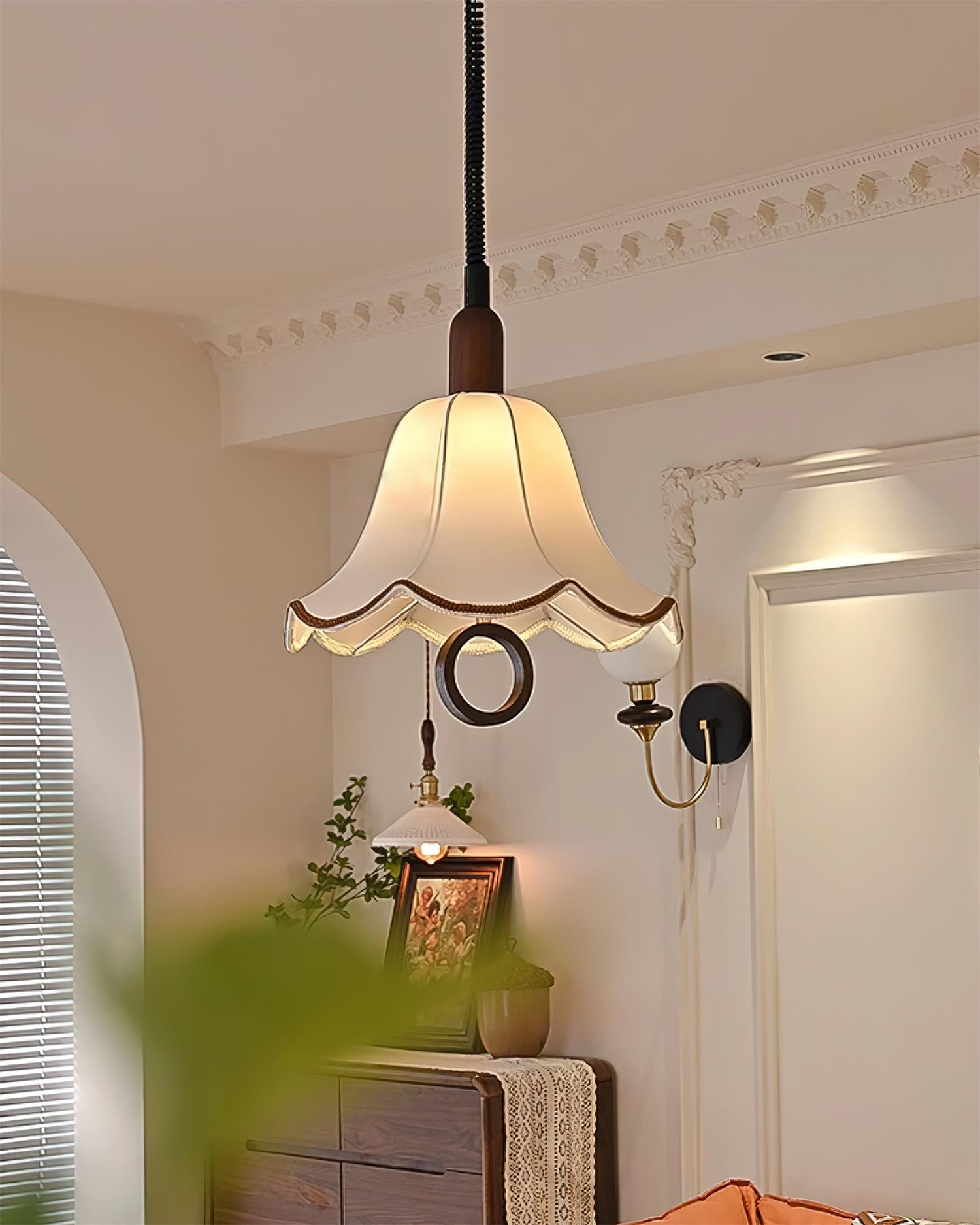 Eryn Fabric Pendant Light - Letslighting