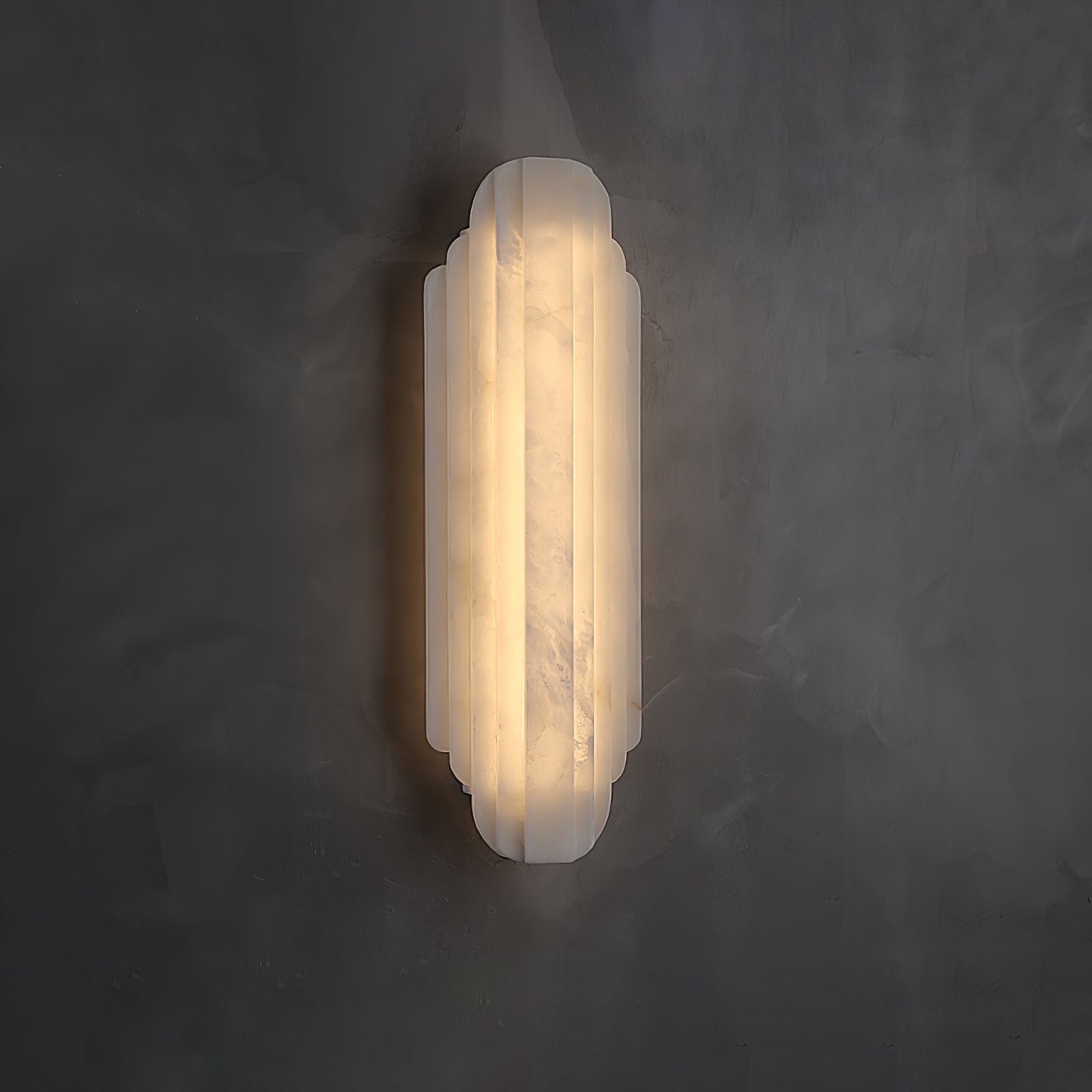 Avthaaris Art Deco Alabaster Wall Light - Letslighting