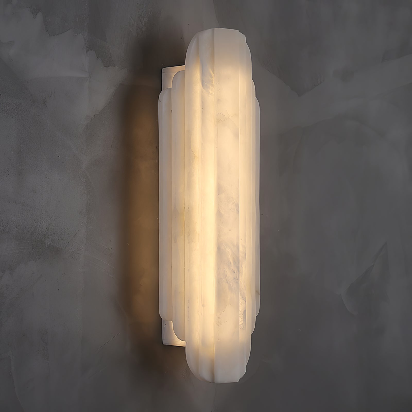 Avthaaris Art Deco Alabaster Wall Light - Letslighting