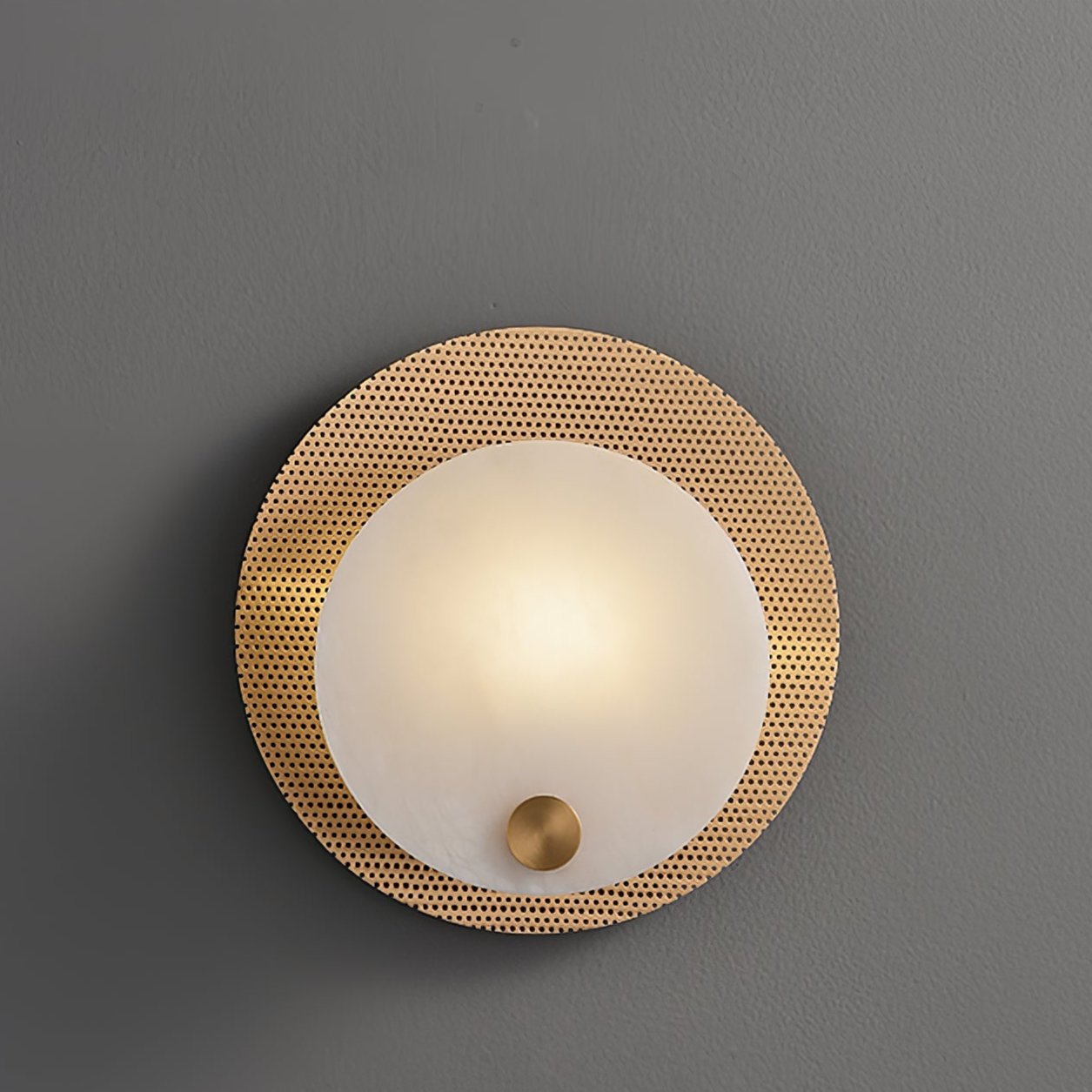 Ilzore Circular Glass Ceiling Light - Letslighting
