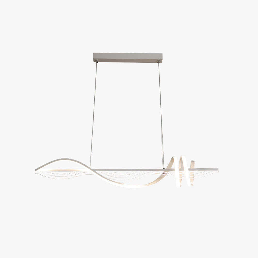Arisha Contemporánea Geométrico Metal LED Lámpara Colgante Blanco/Negro