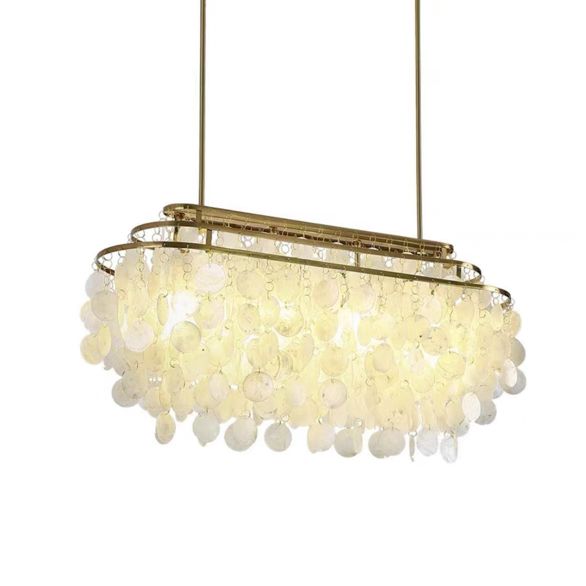 Round Shell Chandelier - Letslighting