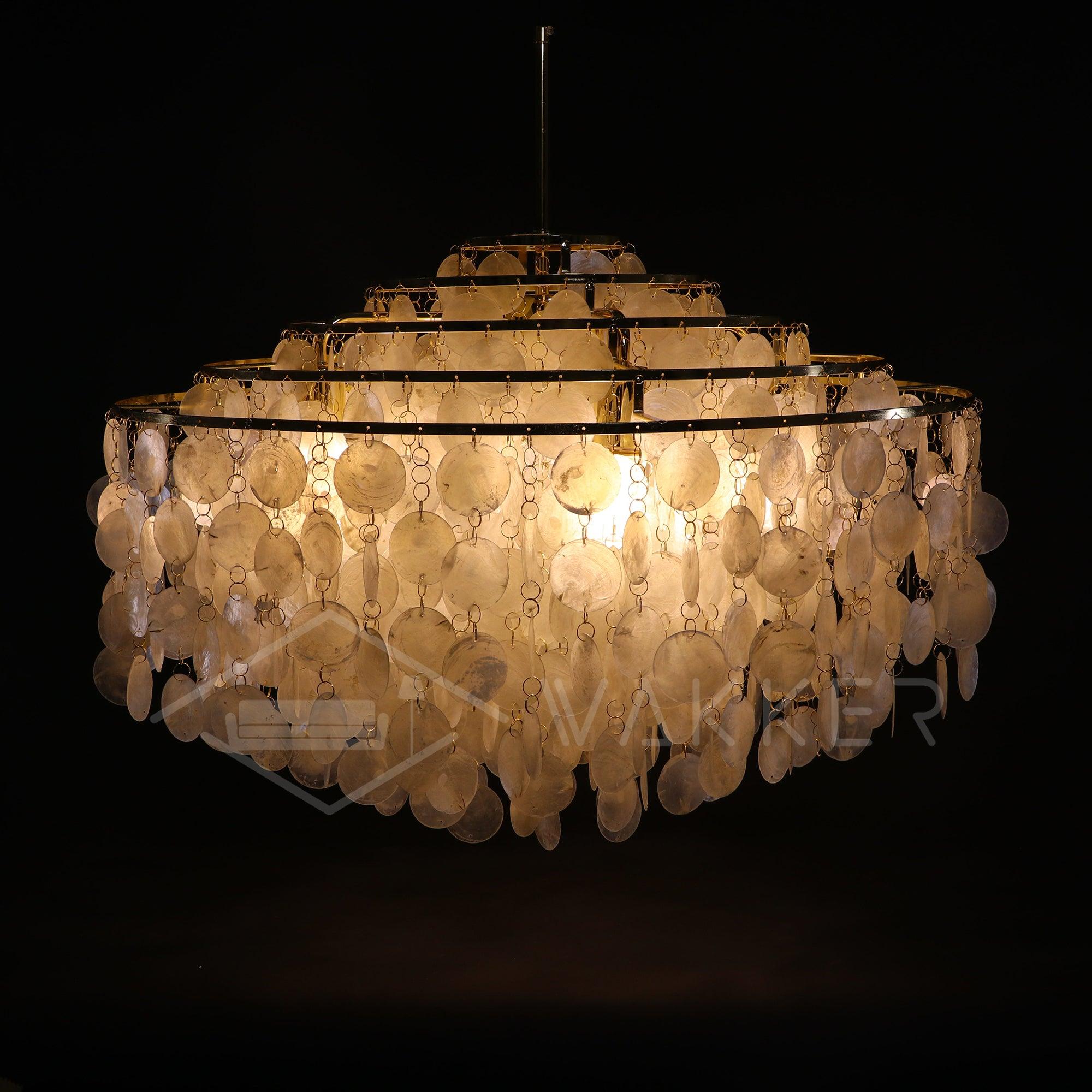 Round Shell Chandelier - Letslighting