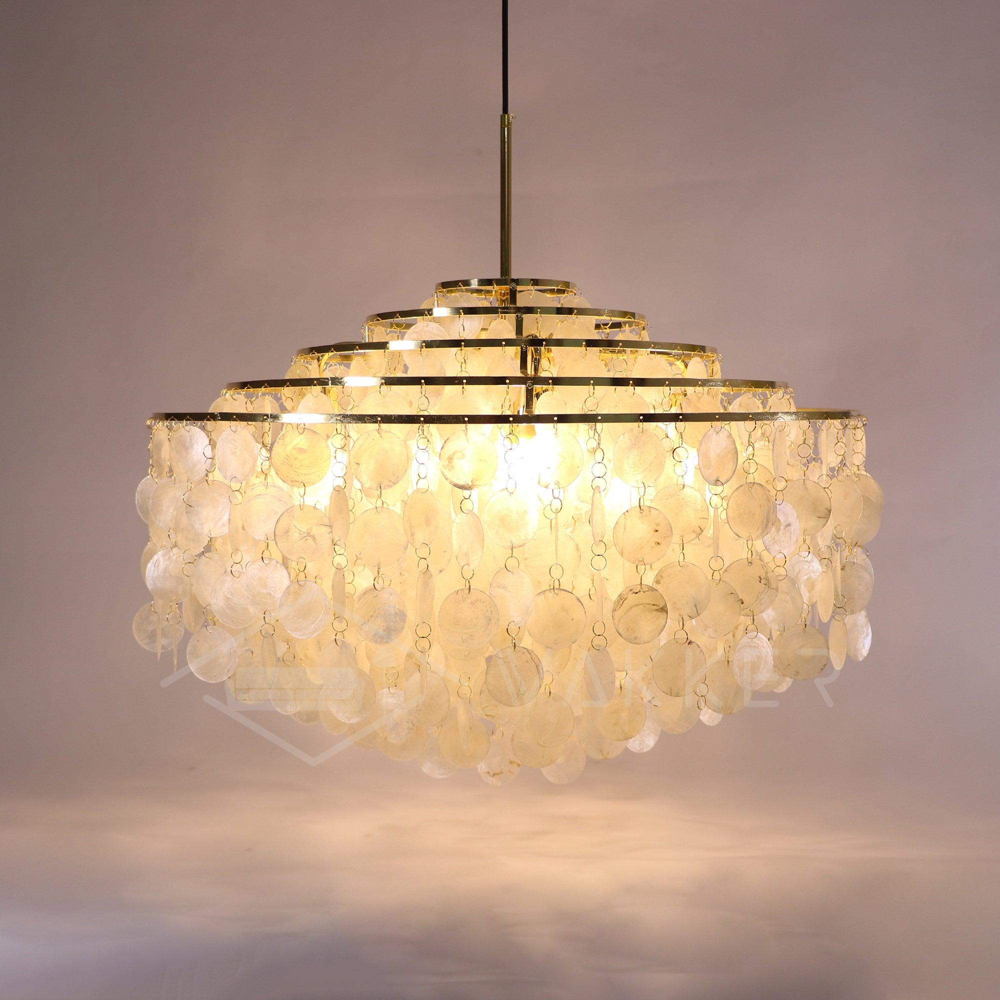 Round Shell Chandelier - Letslighting