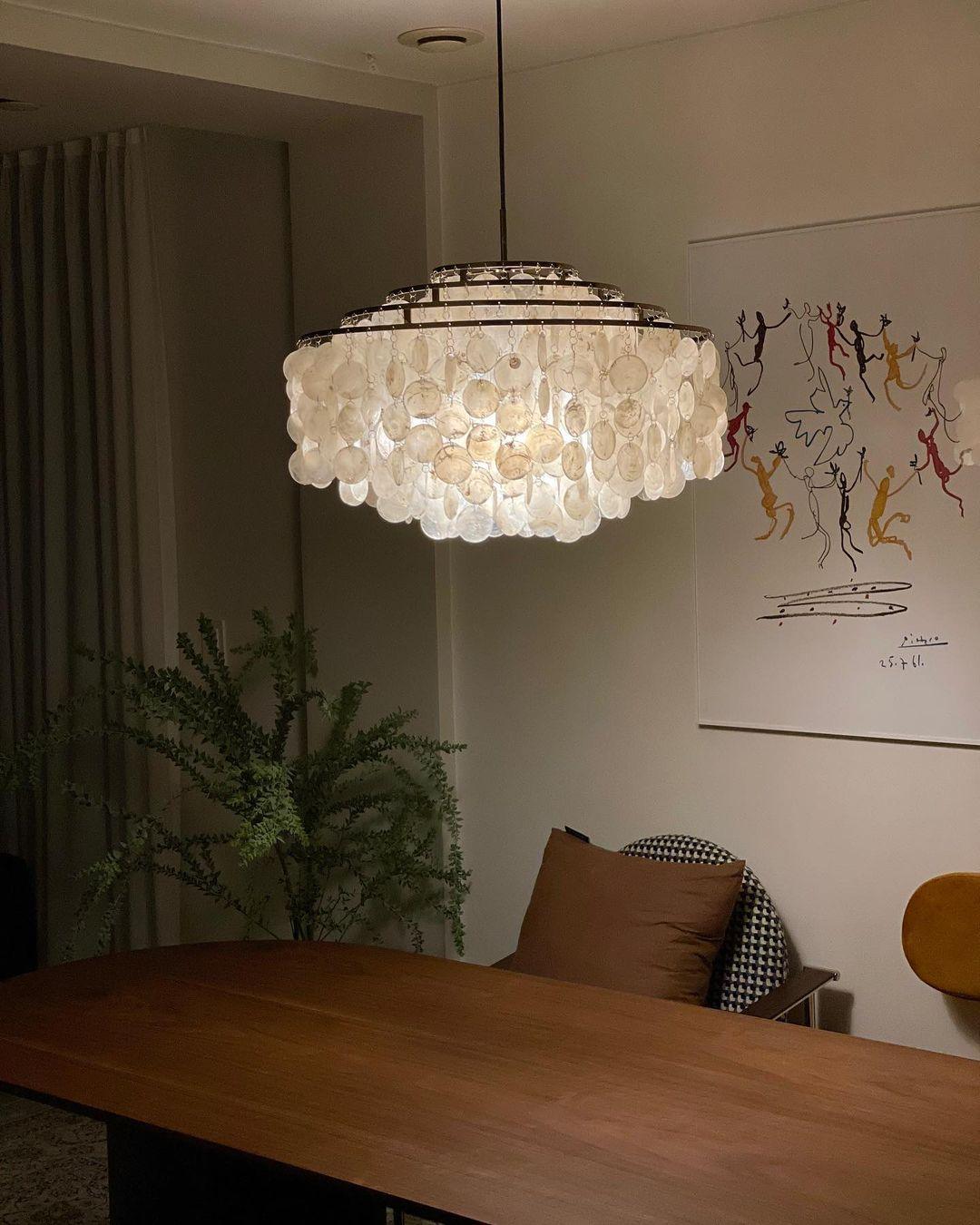 Round Shell Chandelier - Letslighting