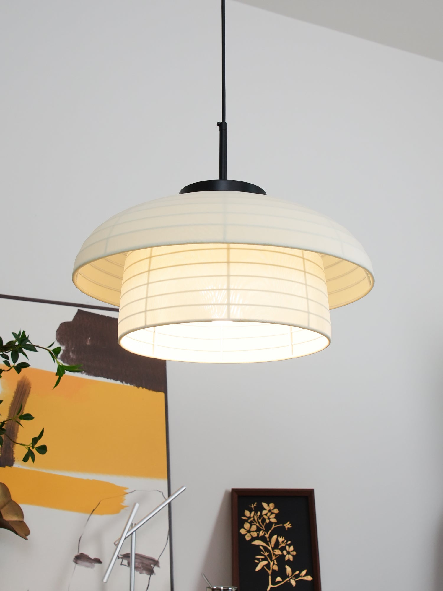 Fabric Art Hanging Lamp - Letslighting