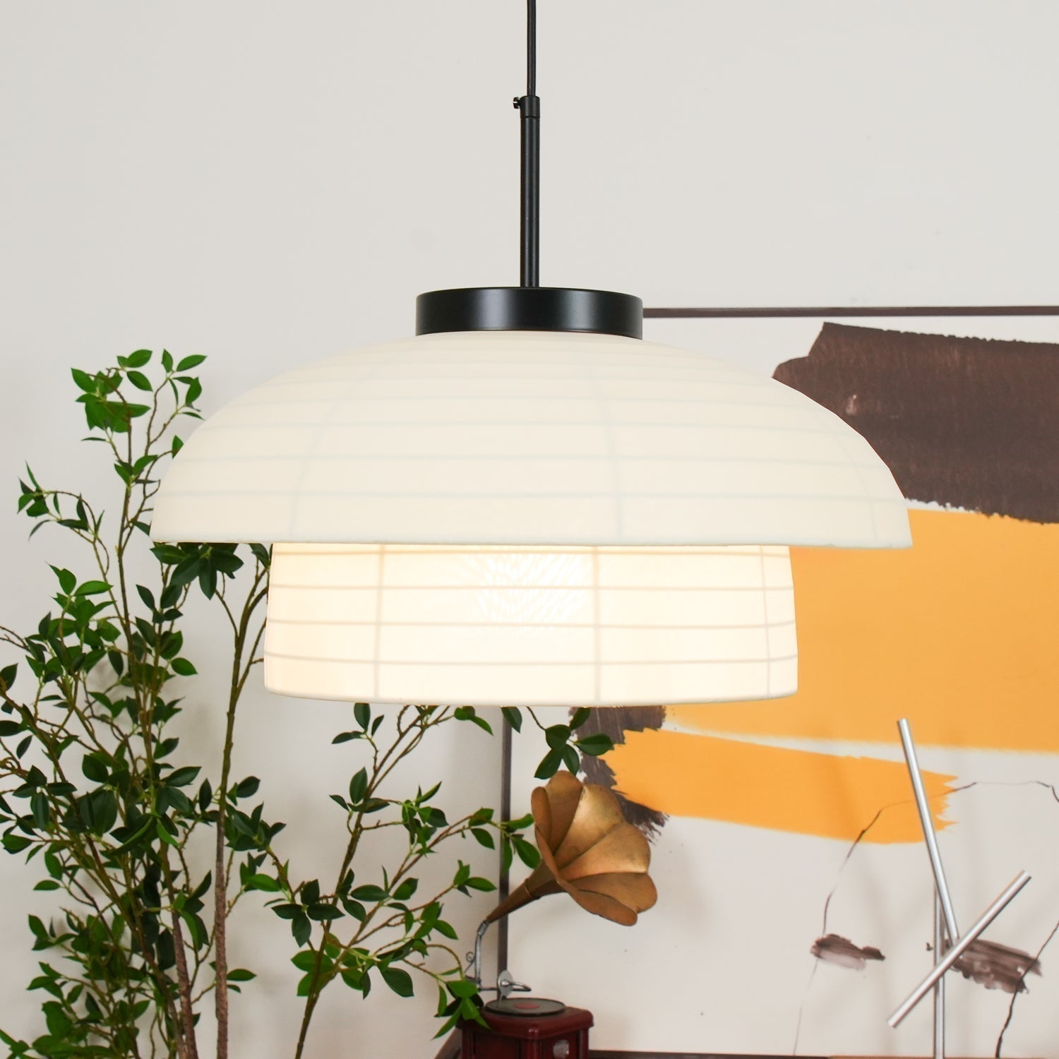 Fabric Art Hanging Lamp - Letslighting