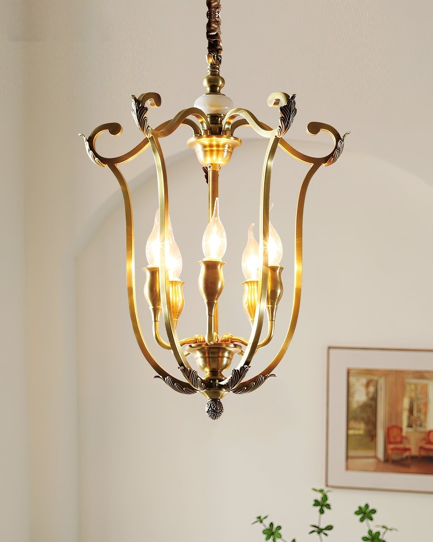 Farmhouse Lantern Chandelier - Letslighting