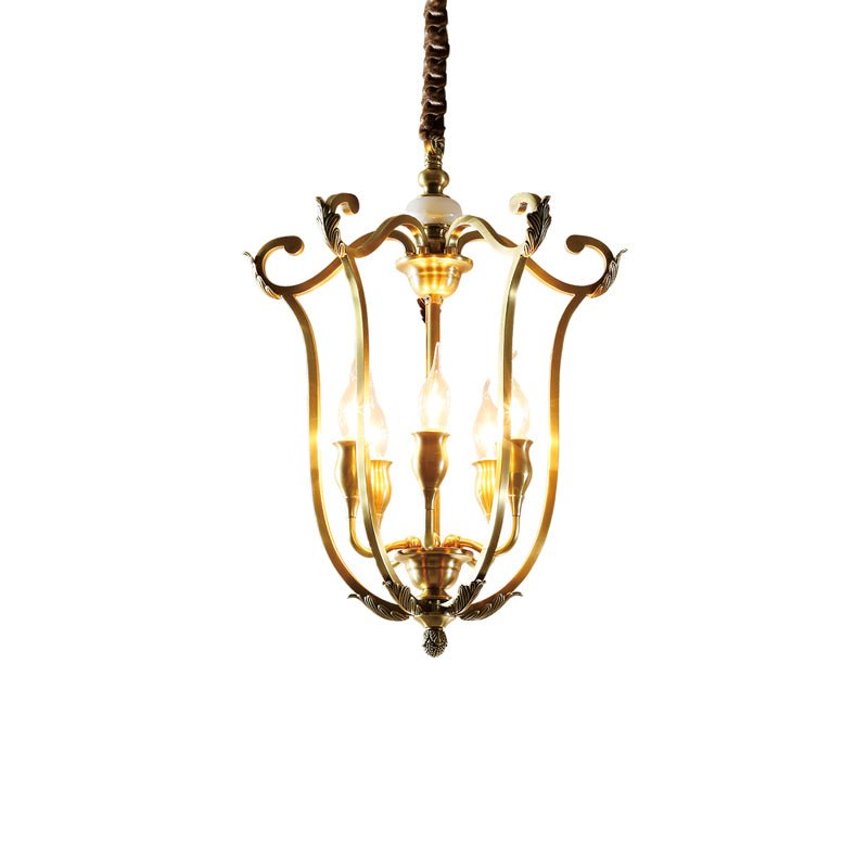 Farmhouse Lantern Chandelier - Letslighting