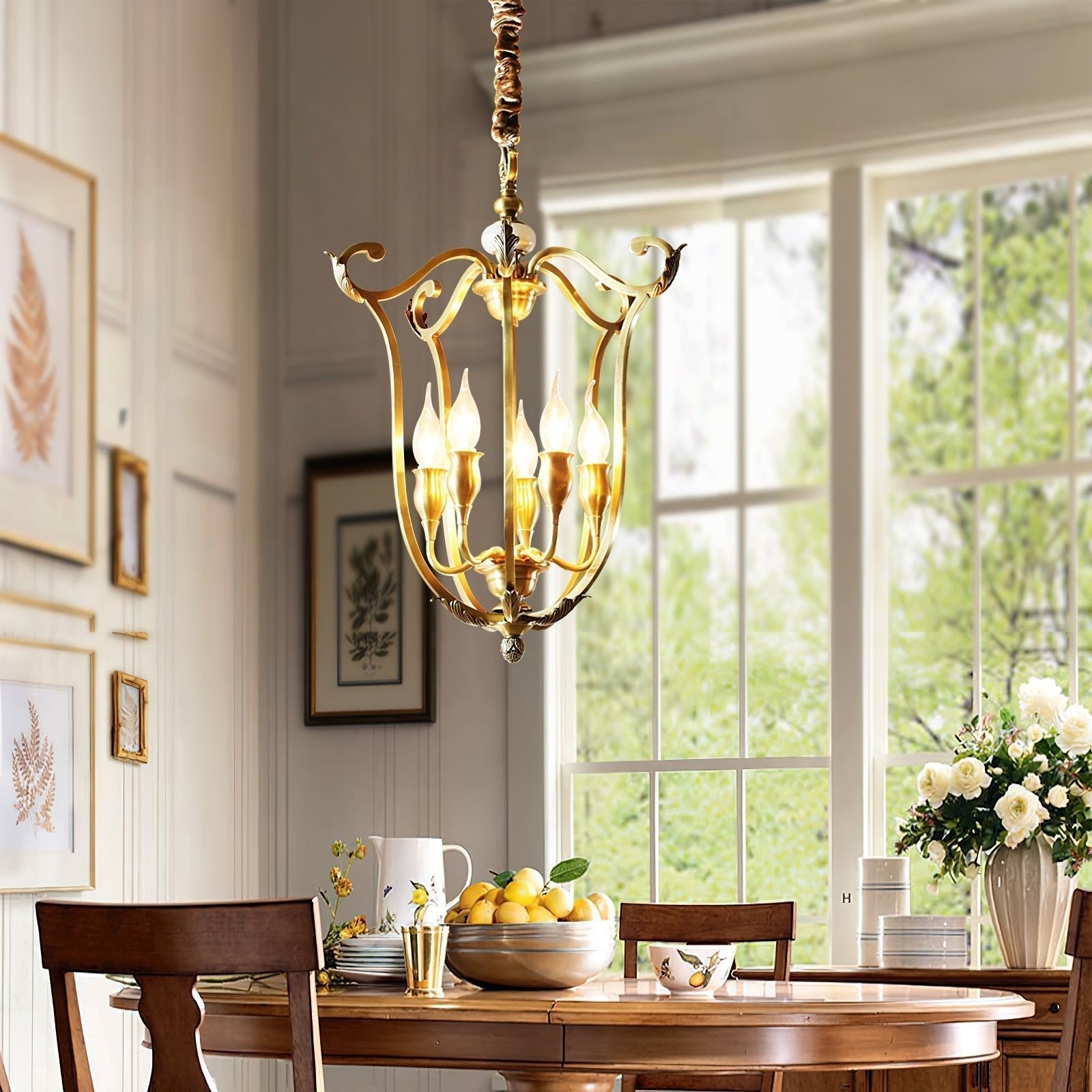 Farmhouse Lantern Chandelier - Letslighting