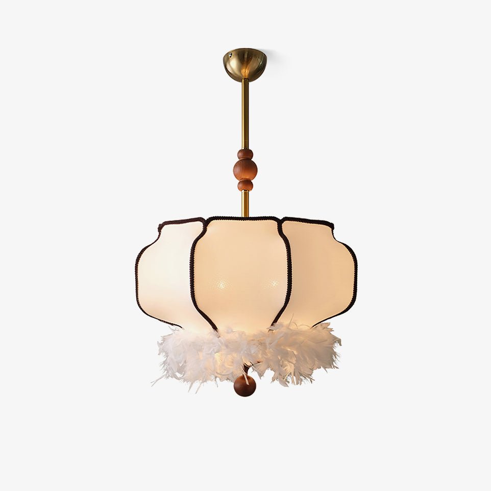 Feathered Lantern Pendant Light - Letslighting