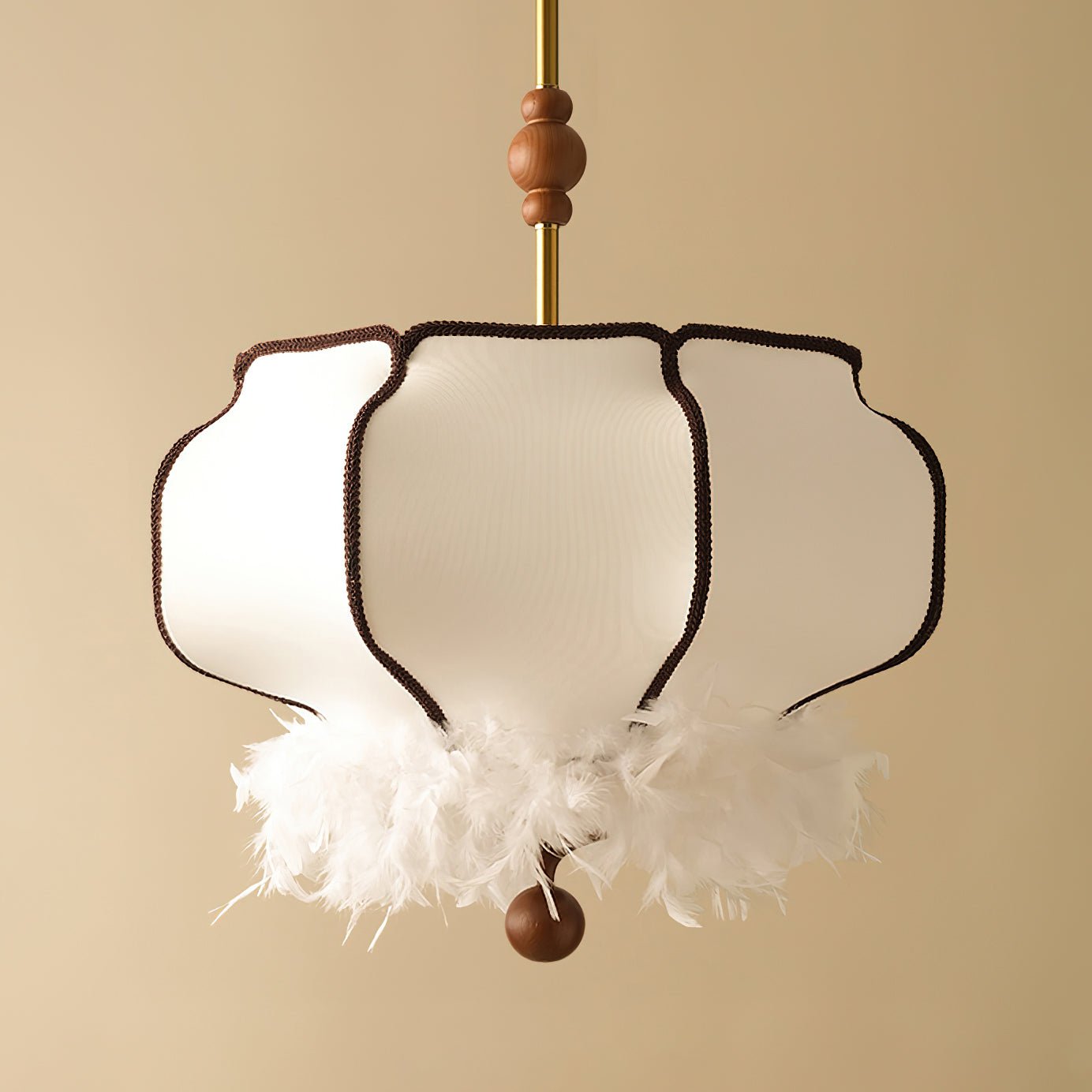 Feathered Lantern Pendant Light - Letslighting